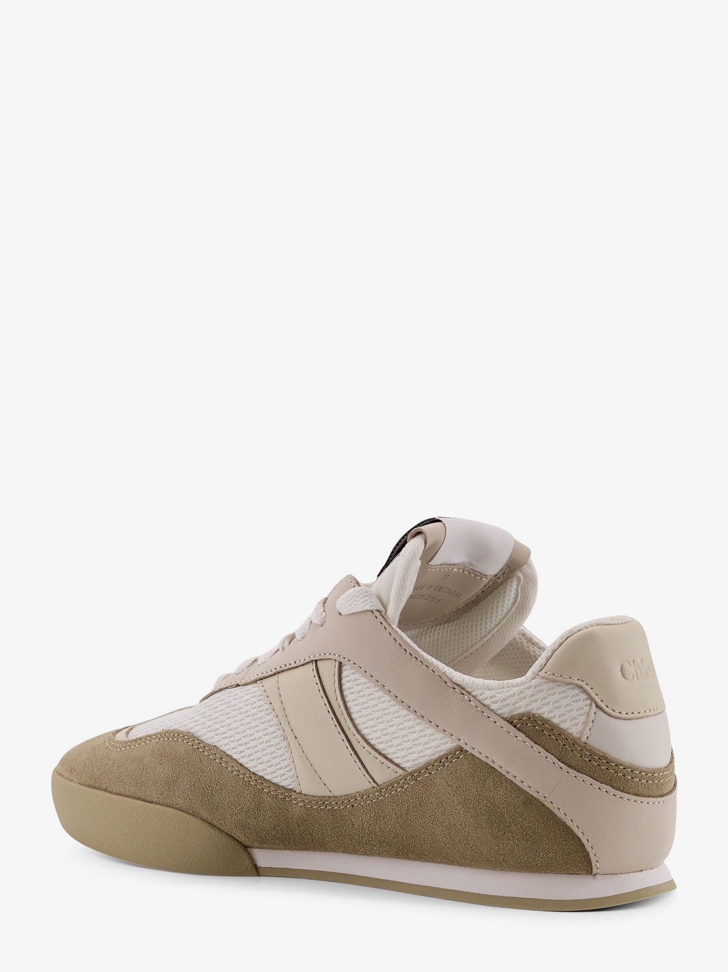 Chloé Chloé Kick Mesh Sneakers With Suede And Leather Inserts