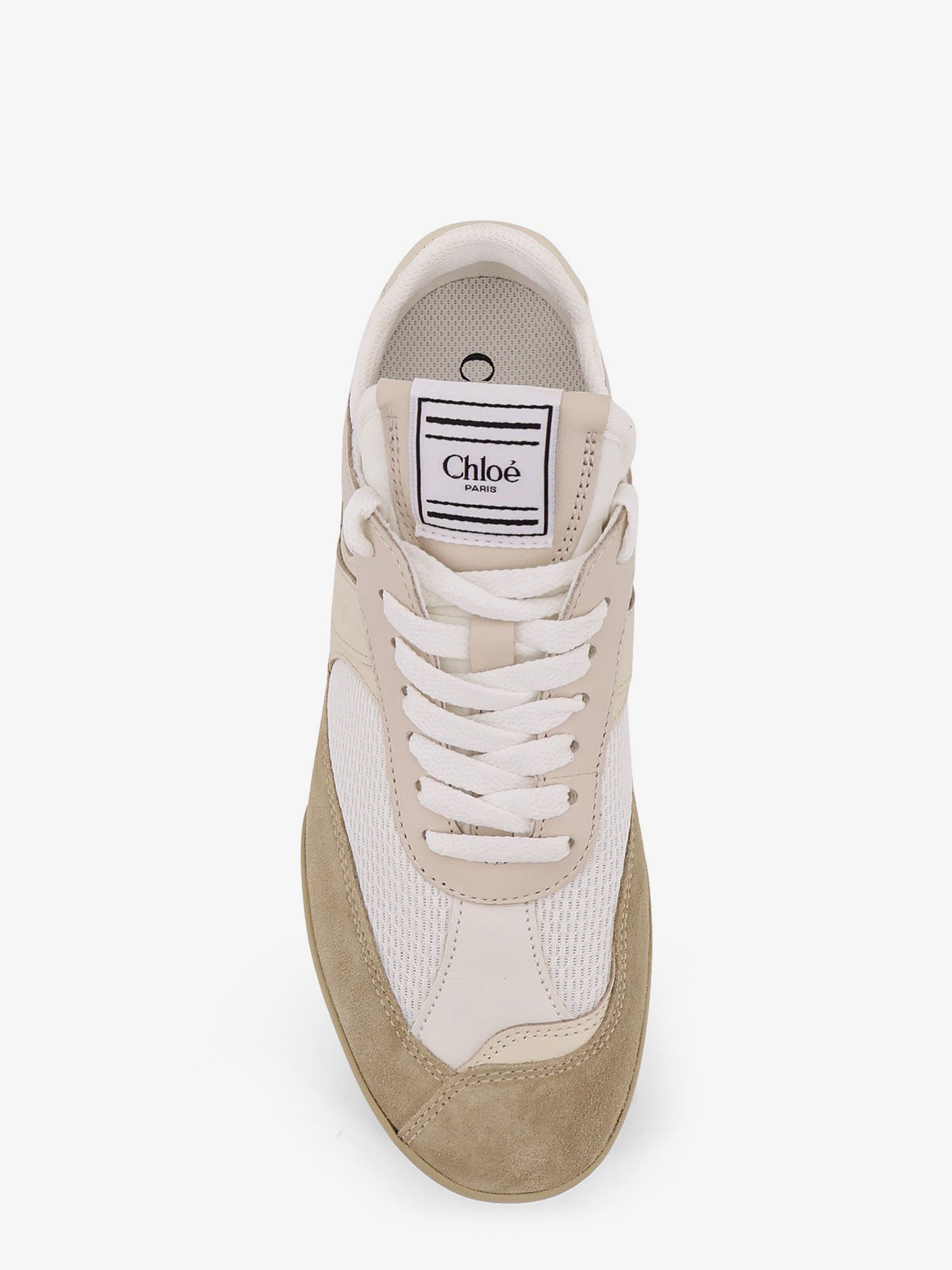 Chloé Chloé Kick Mesh Sneakers With Suede And Leather Inserts