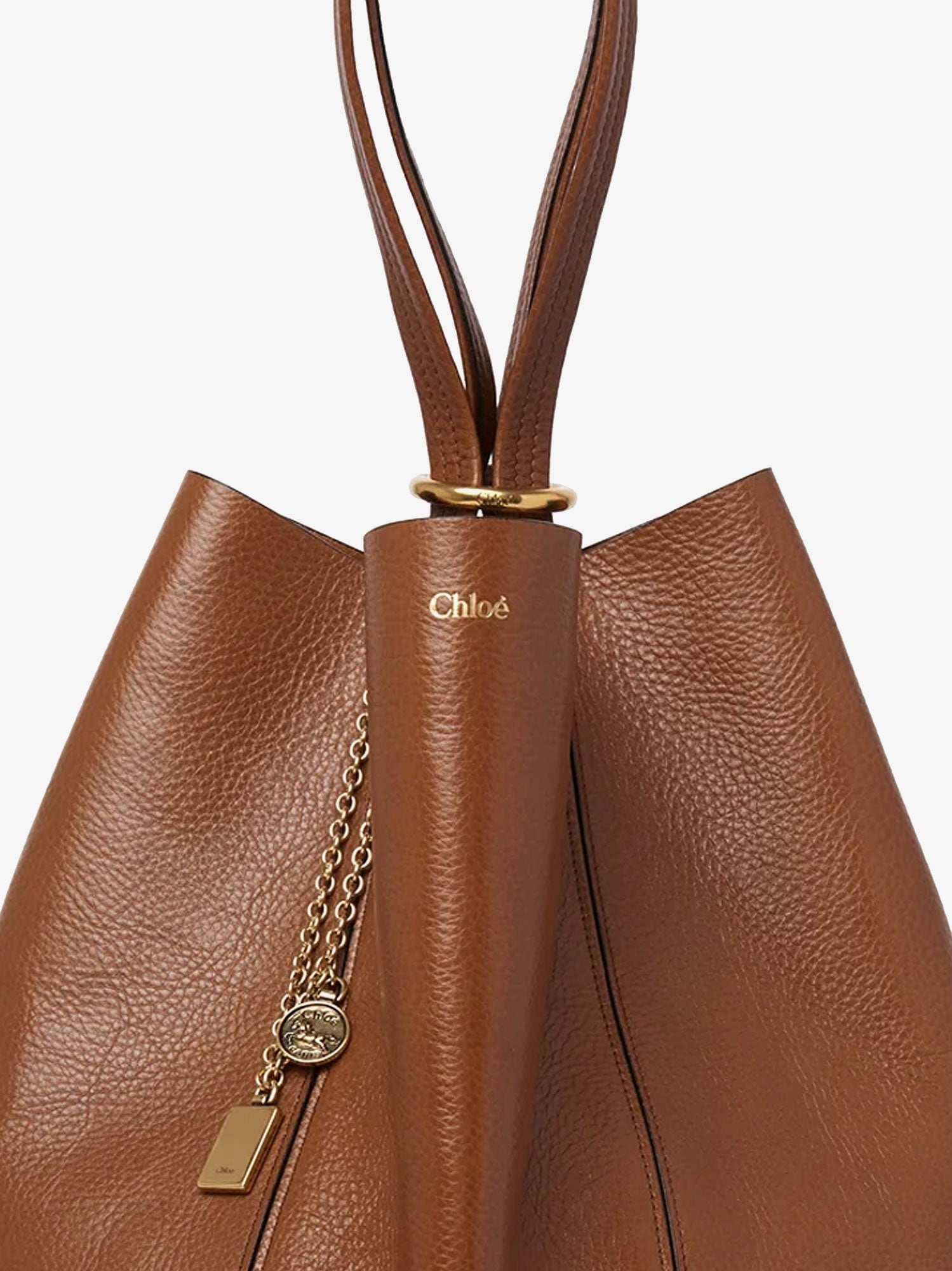Chloé Chloé Spin Leather Shoulder Bag