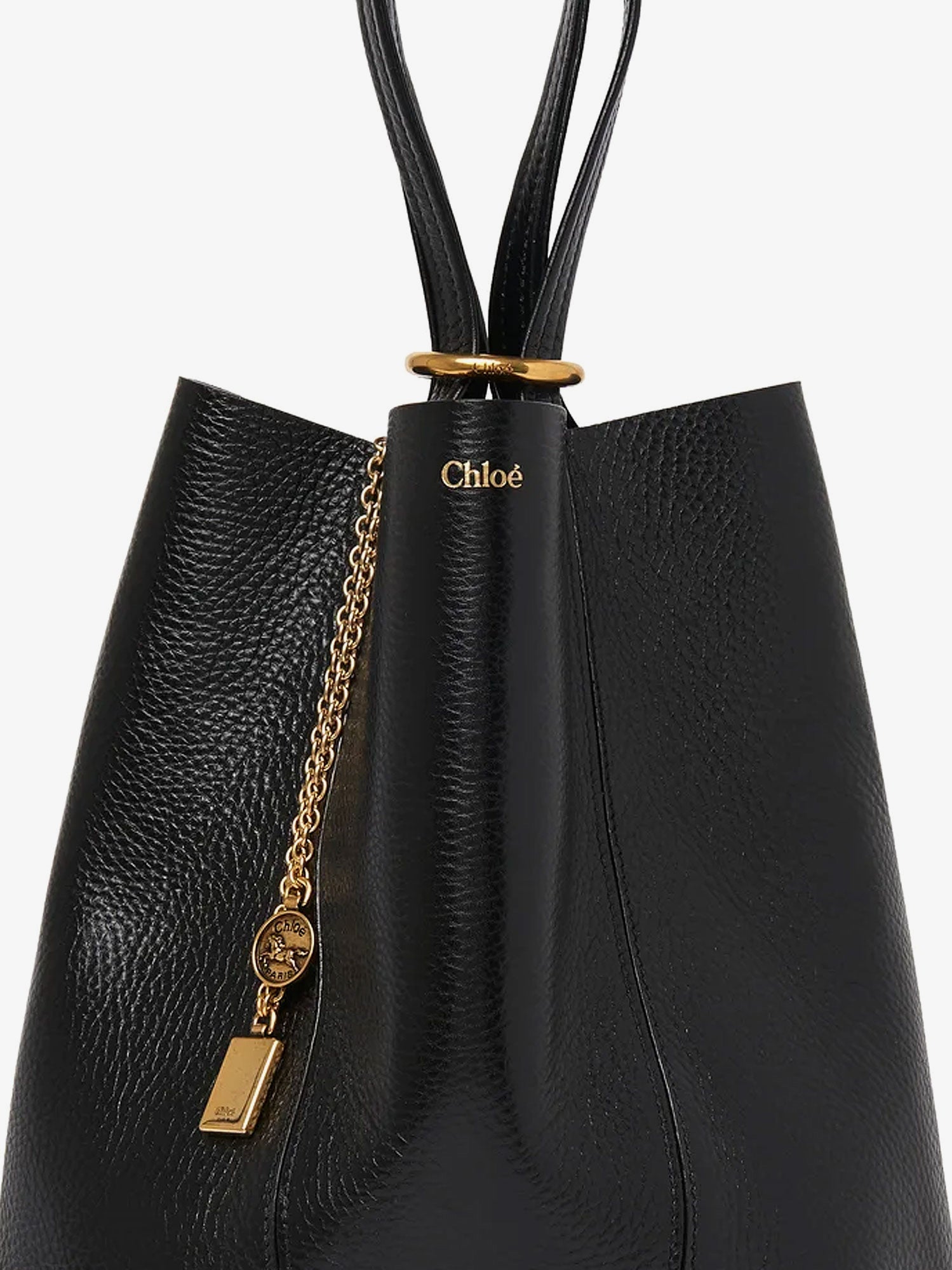 Chloé Chloé Spin Leather Shoulder Bag