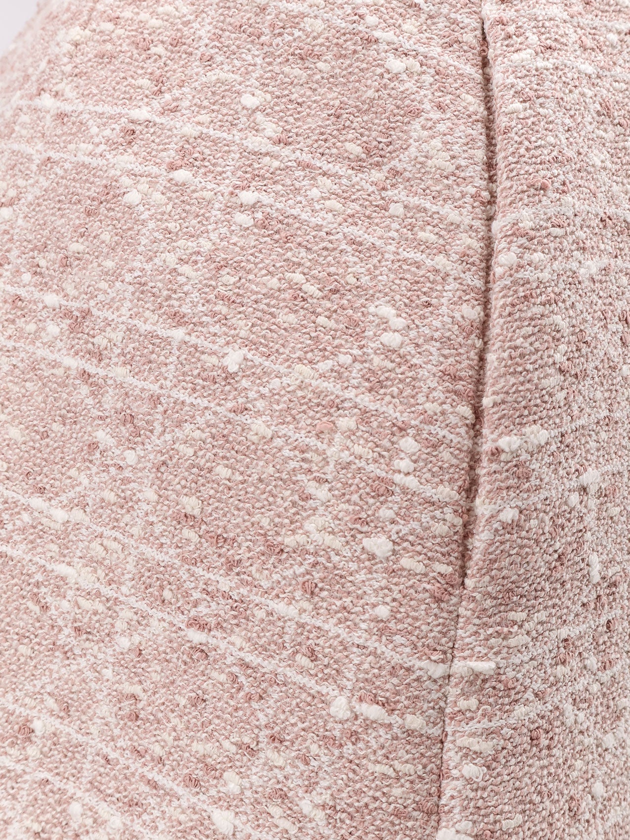 Dior Macrocannage Cotton Blend Tweed Mini Skirt