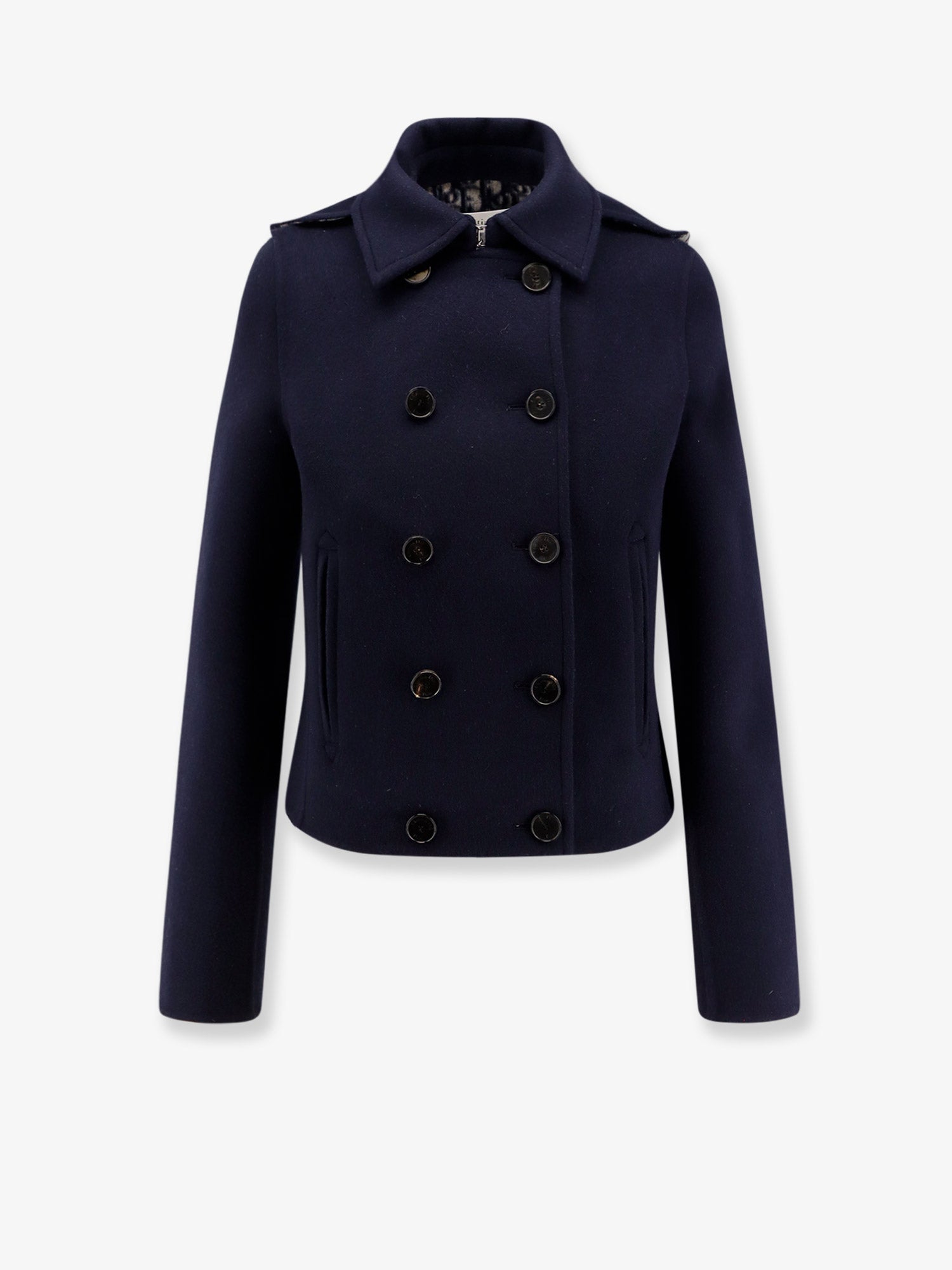 Dior Virgin Wool Hooded Peacoat