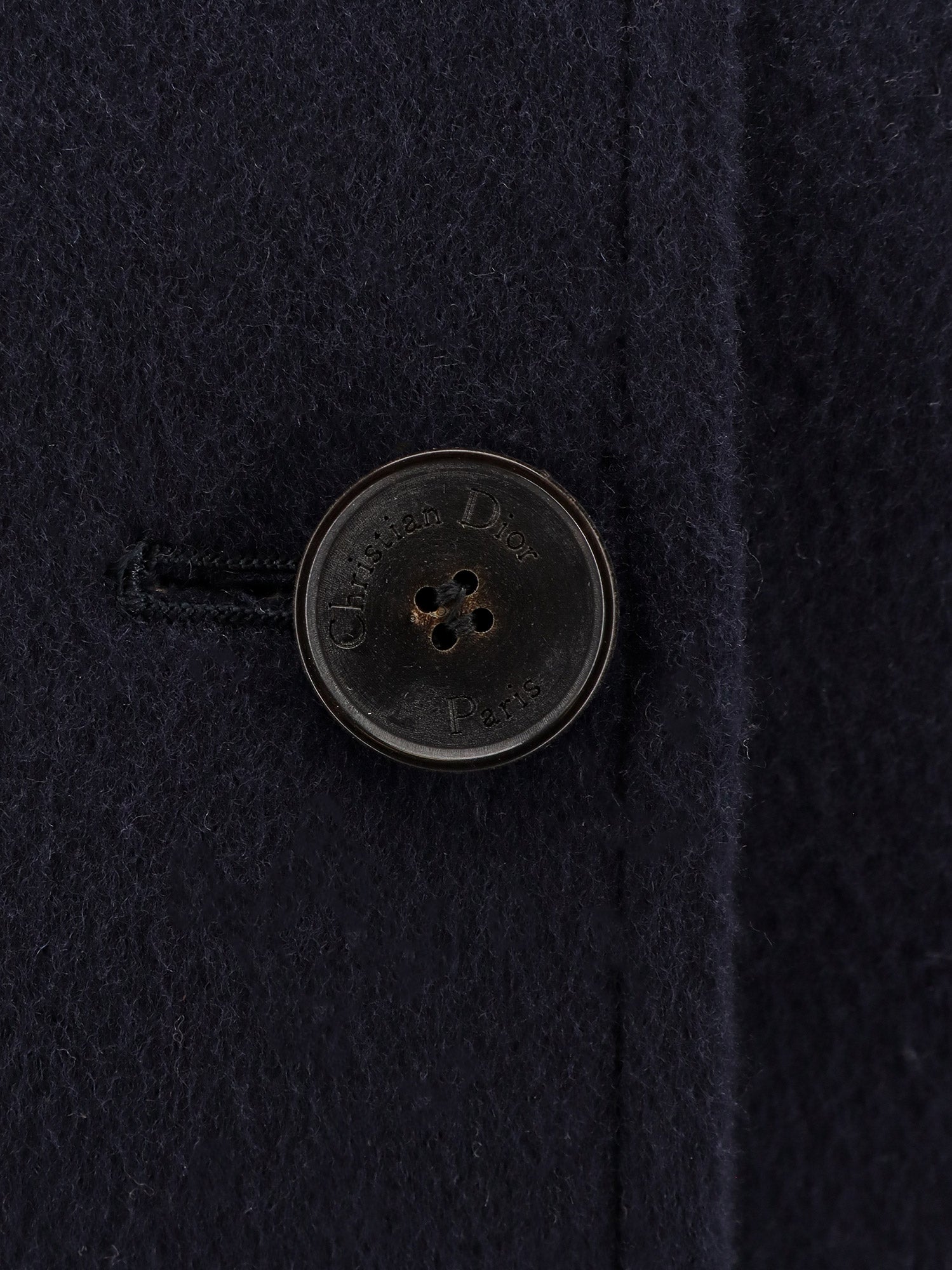 Dior Virgin Wool Hooded Peacoat