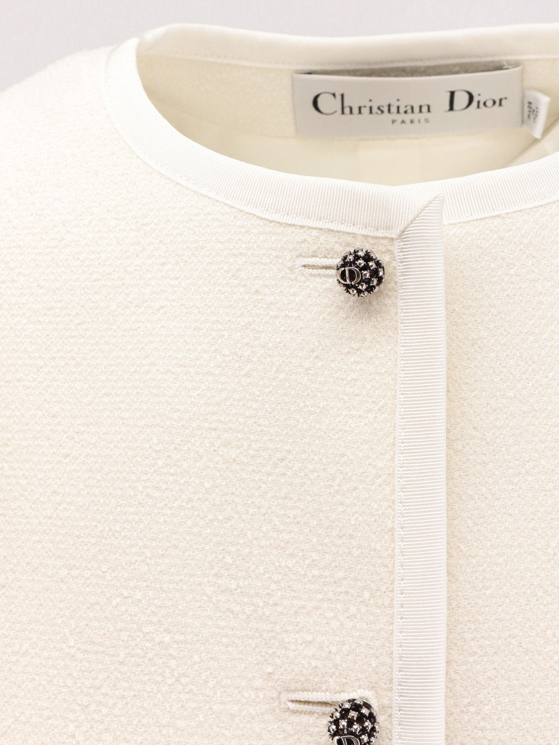 Dior Bouclé Cotton And Virgin Wool Blazer