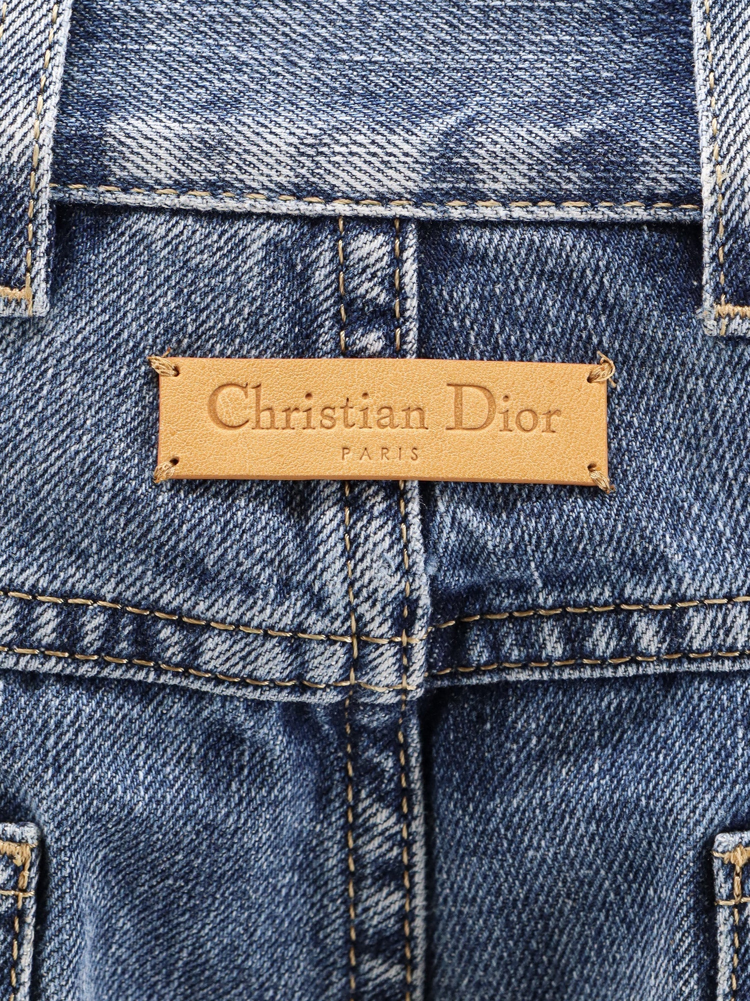 Dior Regular Fit Stone-washed Denim Jeans