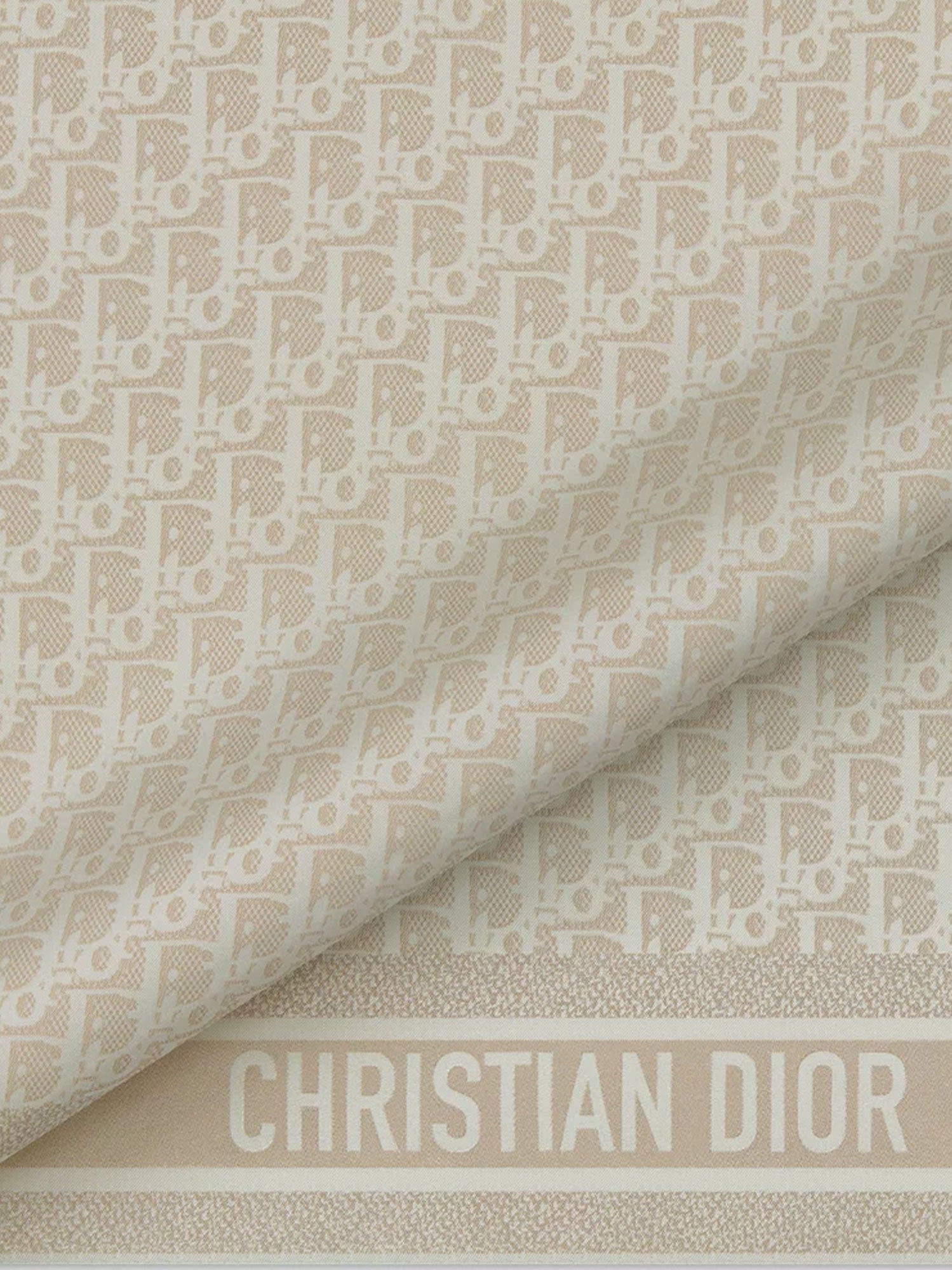 Dior Dior Oblique Silk Twill Foulard