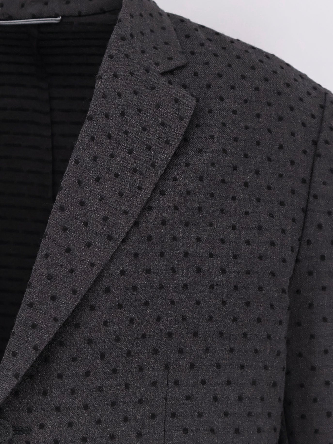 Dior Polka-dots Virgin Wool And Alpaca Jacquard Blazer