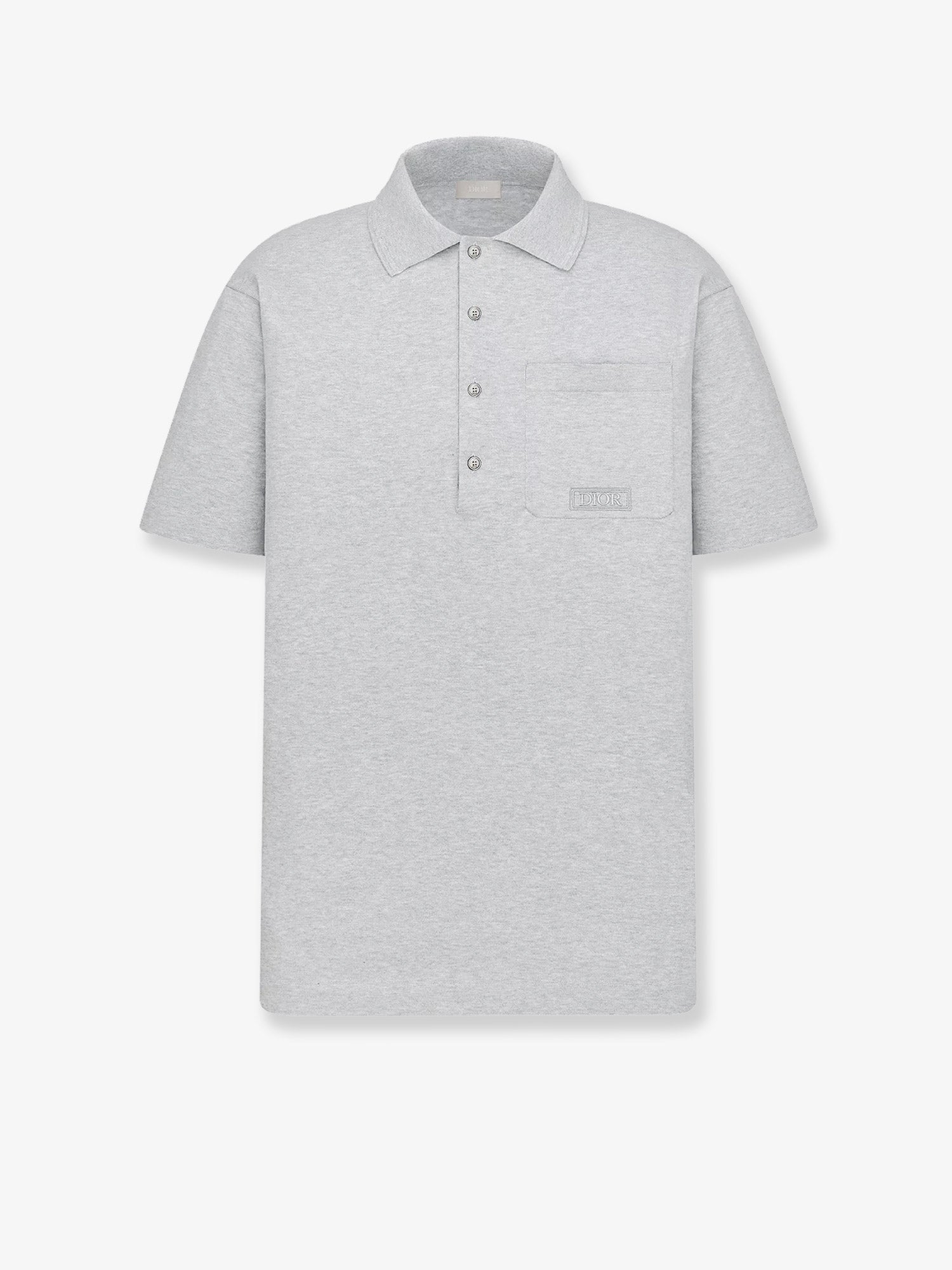 Dior Mélnge Cotton And Silk Polo Shirt