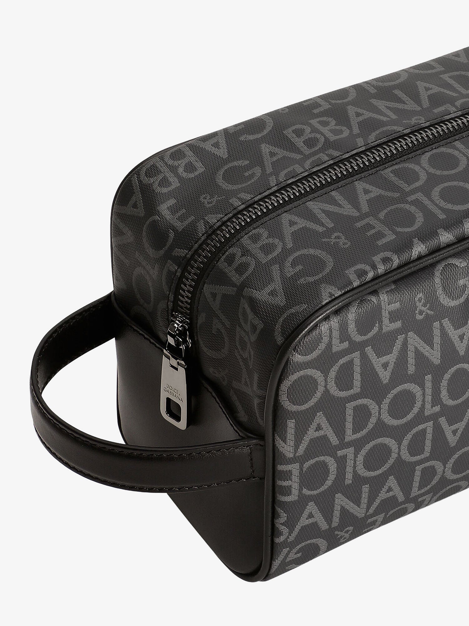 Dolce & Gabbana Coated Canvas Necessaire With All-over Logo