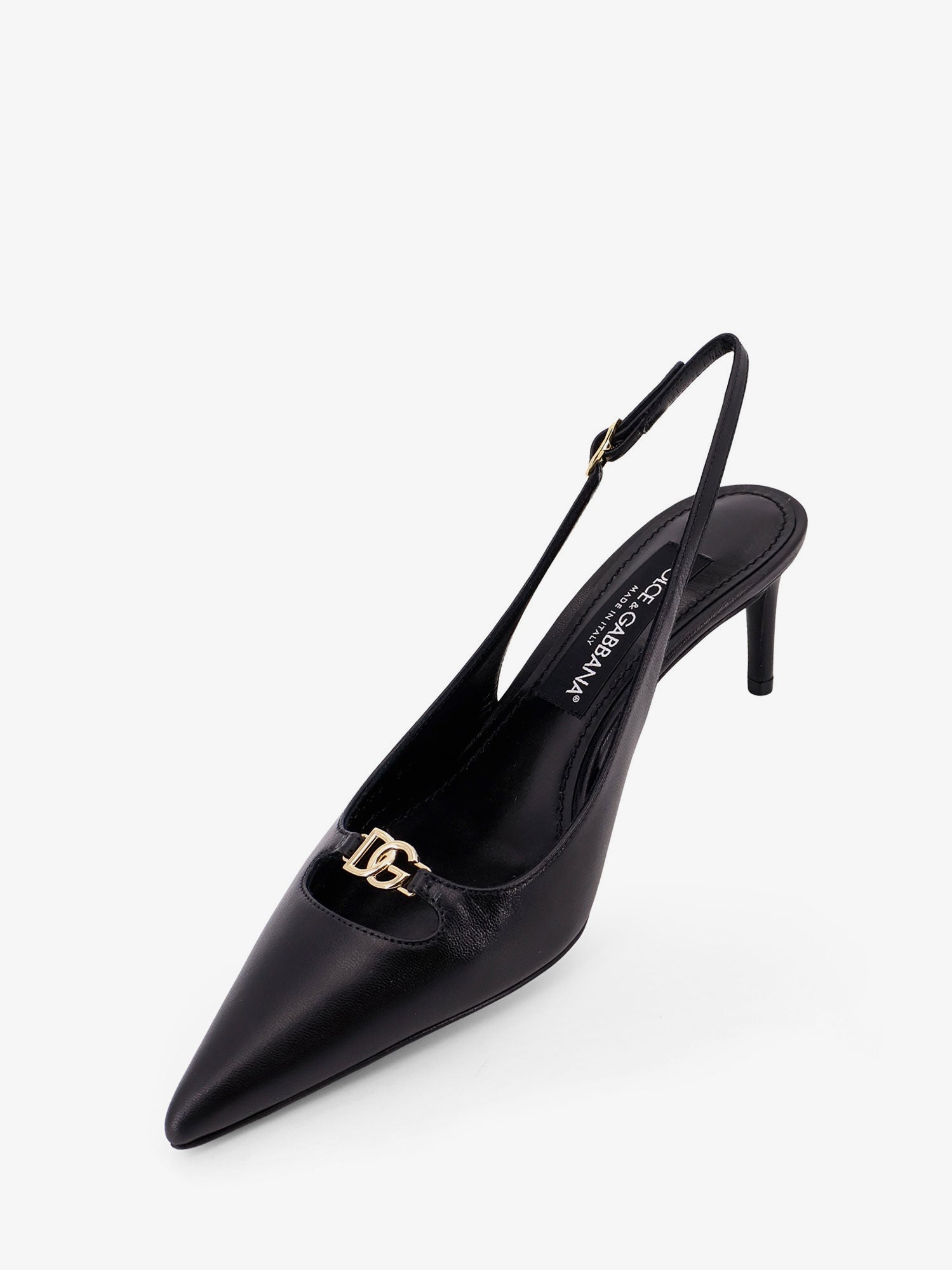 Dolce & Gabbana Leather Slingback Pumps