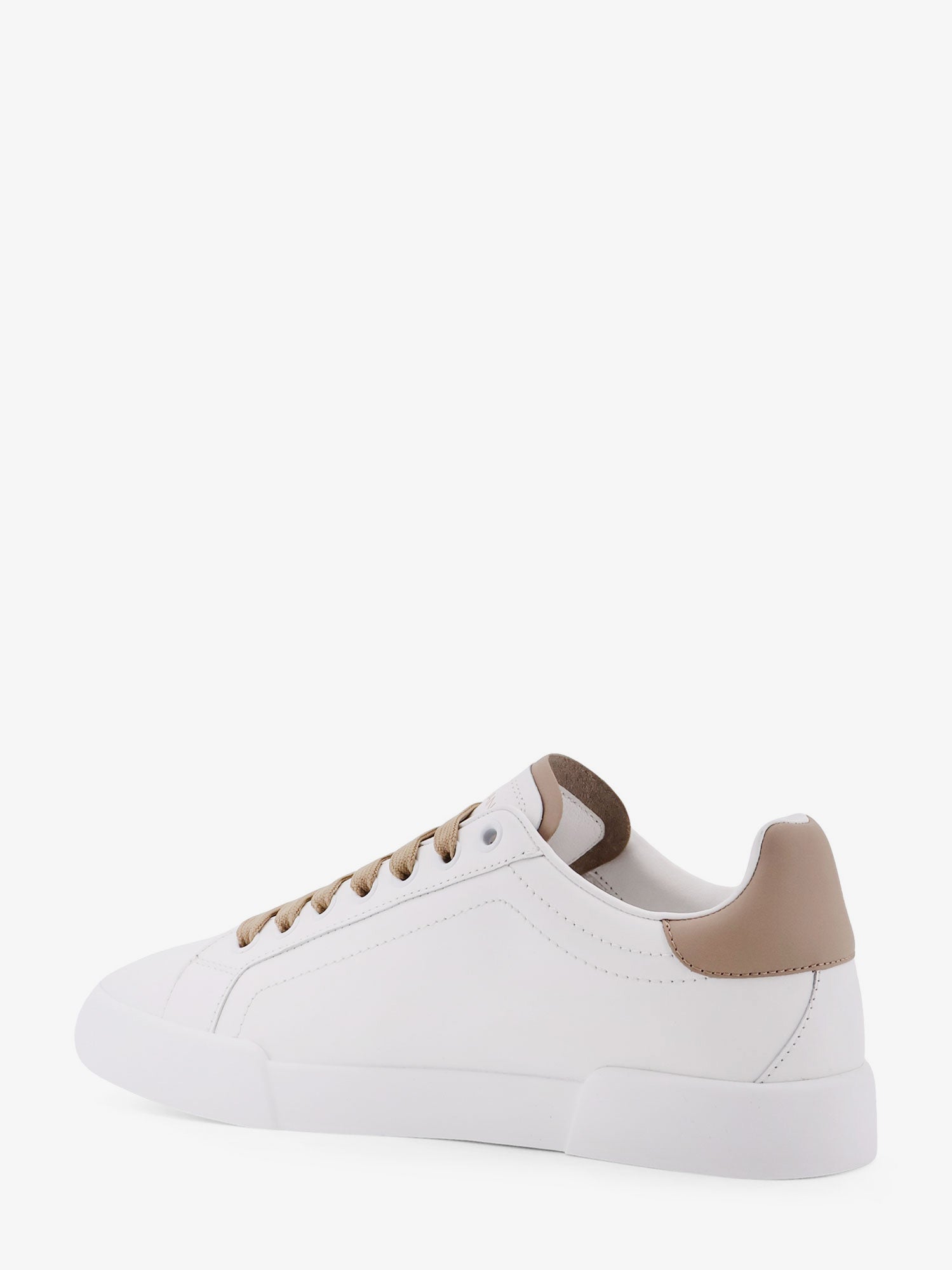 Dolce & Gabbana Portofino Light Strobel Leather Low-top Sneakers