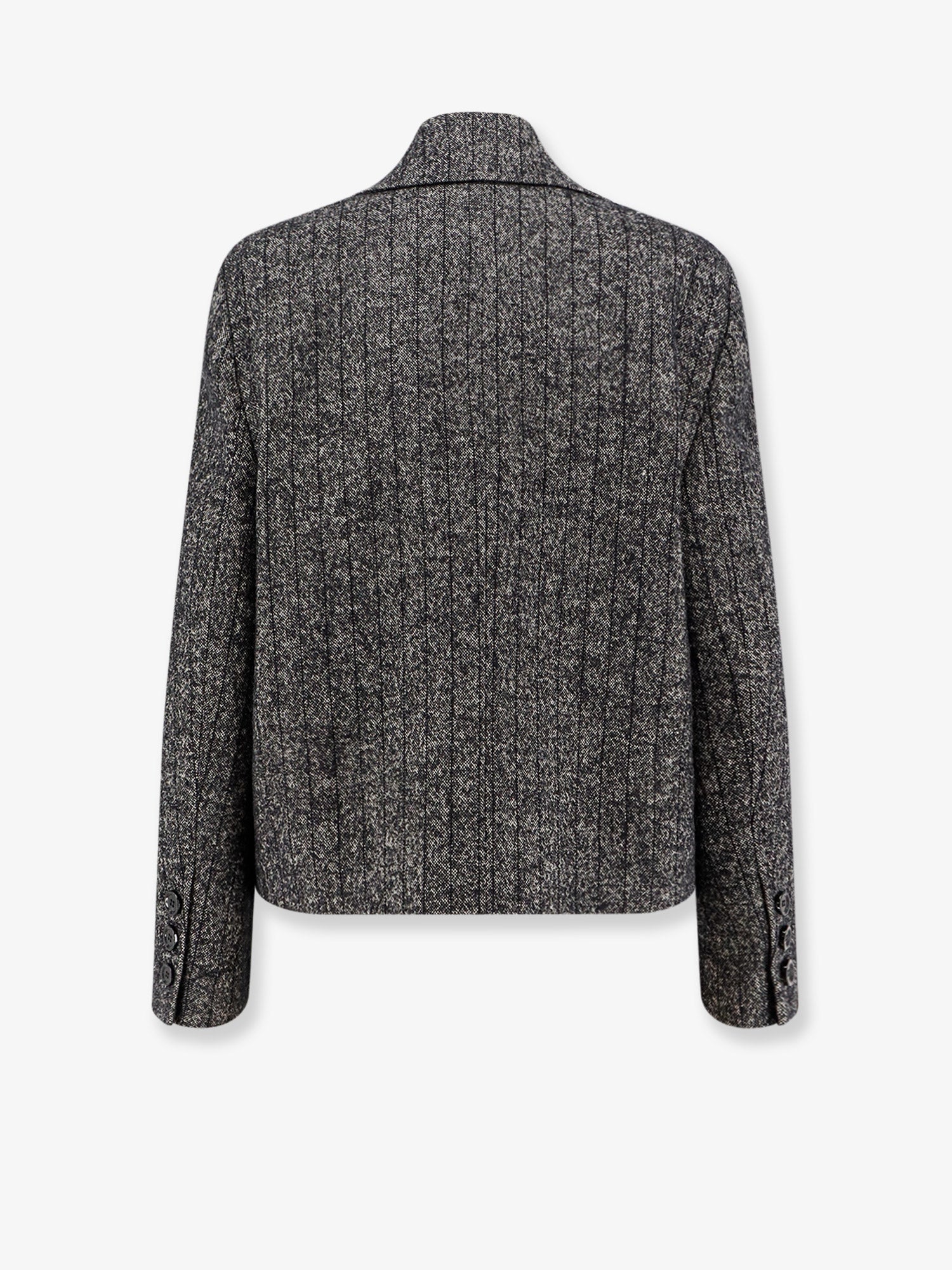 Dolce & Gabbana Wool Blend Striped Double-breasted Blazer