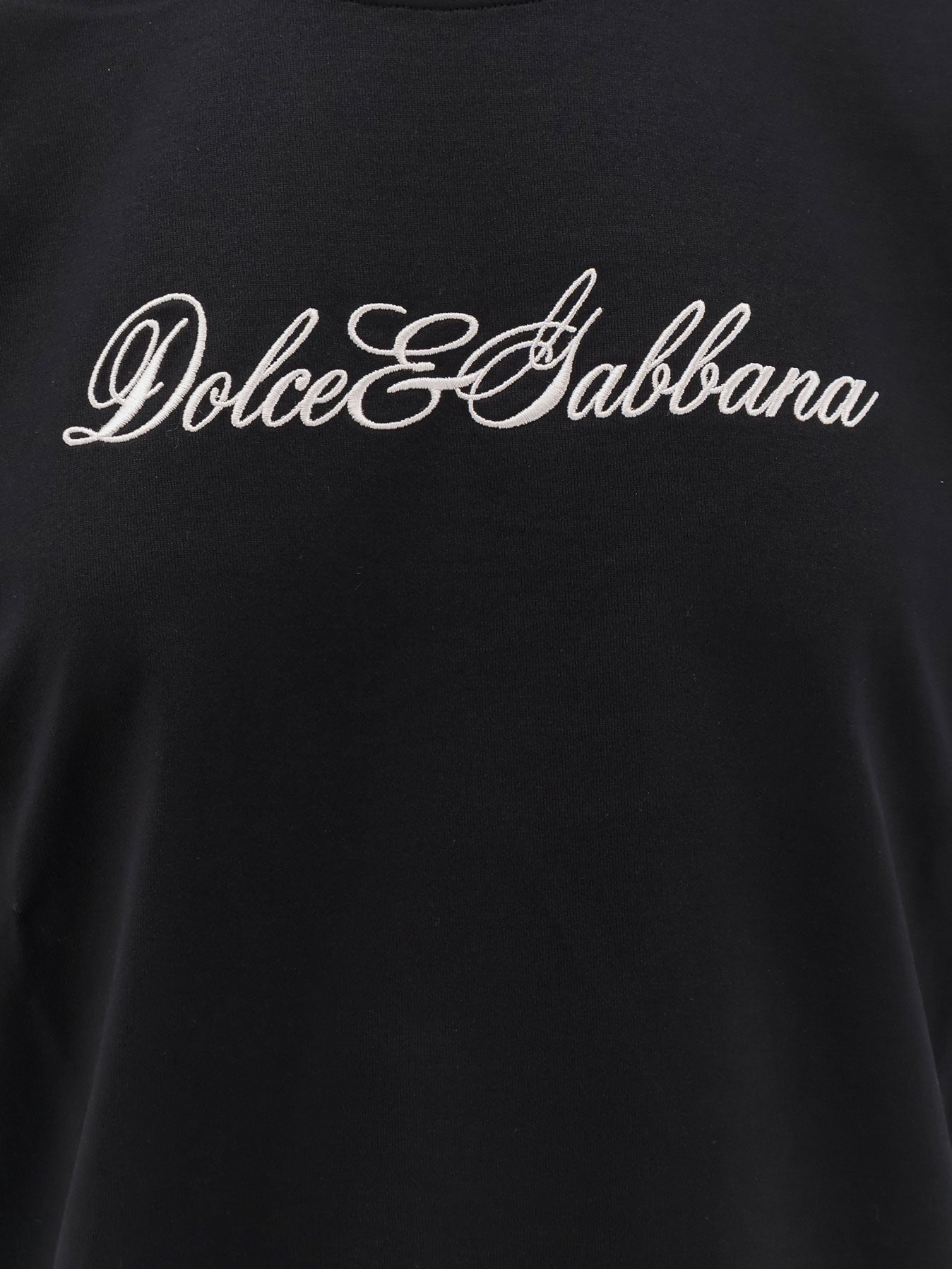 Dolce & Gabbana Cotton T-shirt With Lace Details