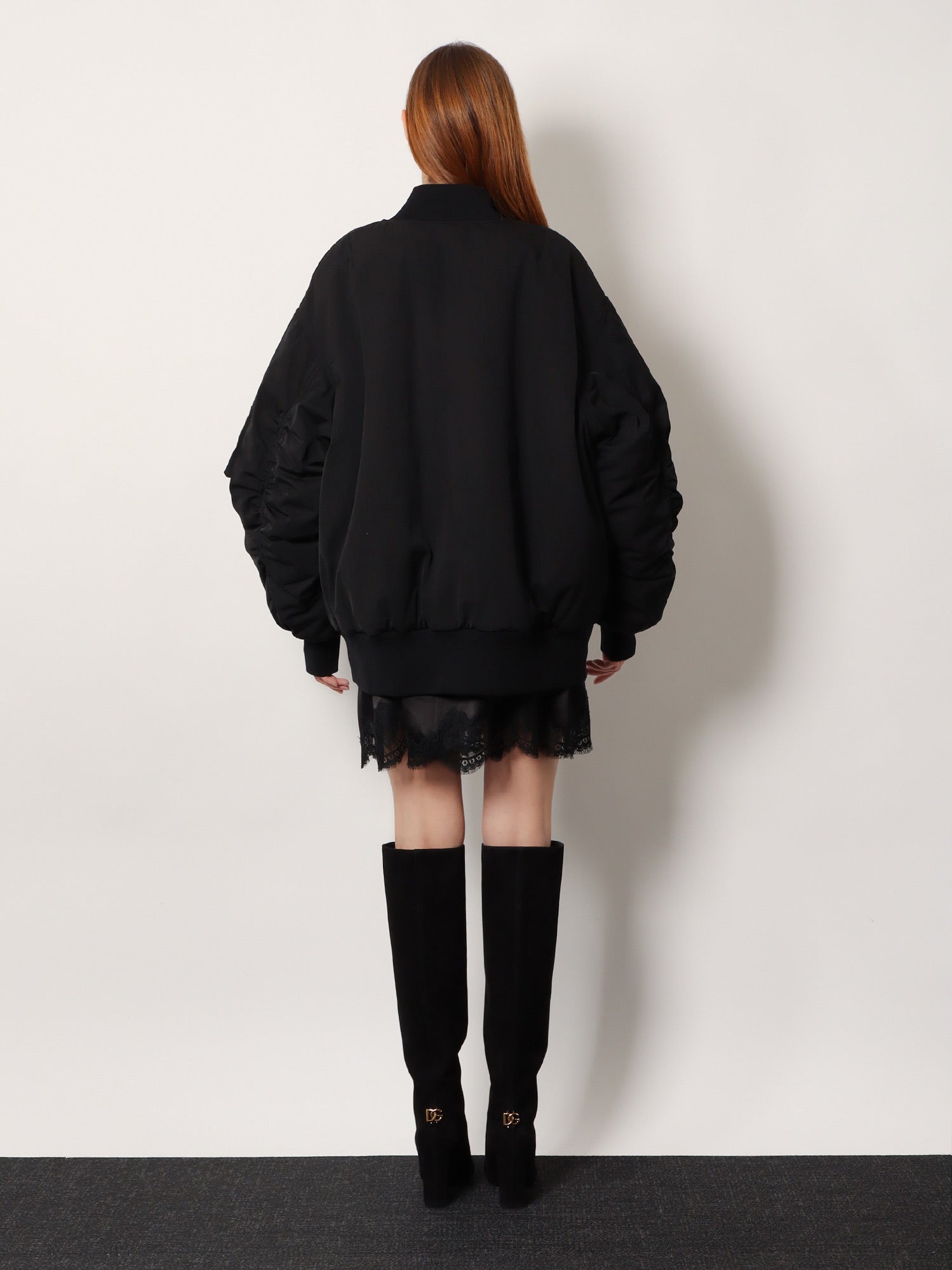 Dolce & Gabbana Nylon Jacket With Wrinkled Effect