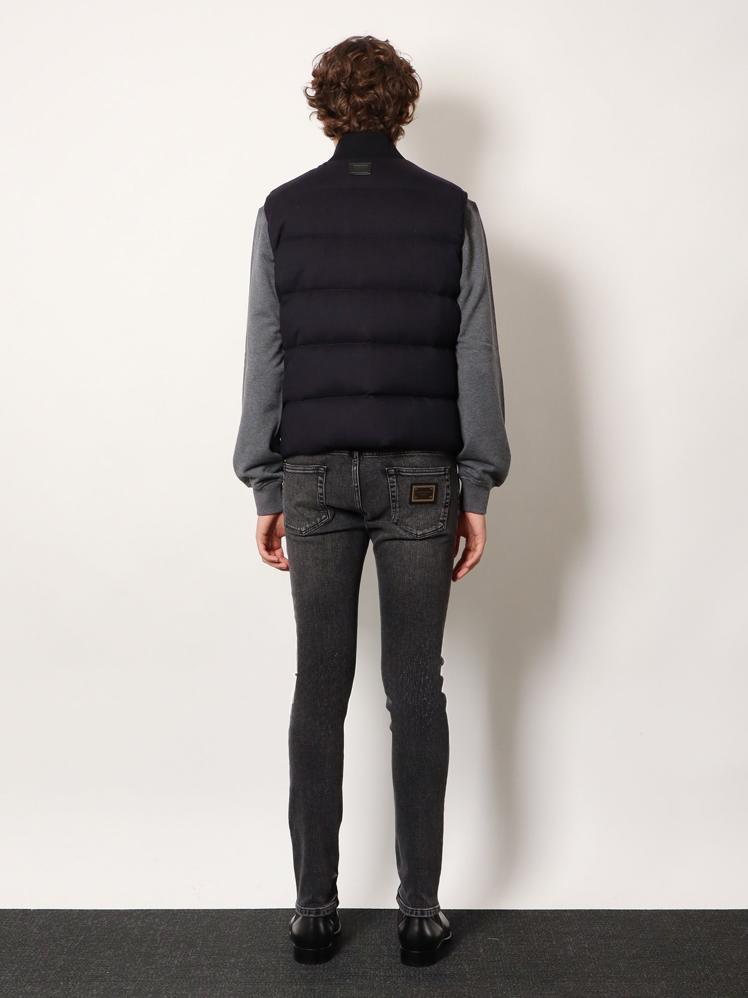 Dolce & Gabbana Cotton And Viscose Reversible Sleeveless Jacket