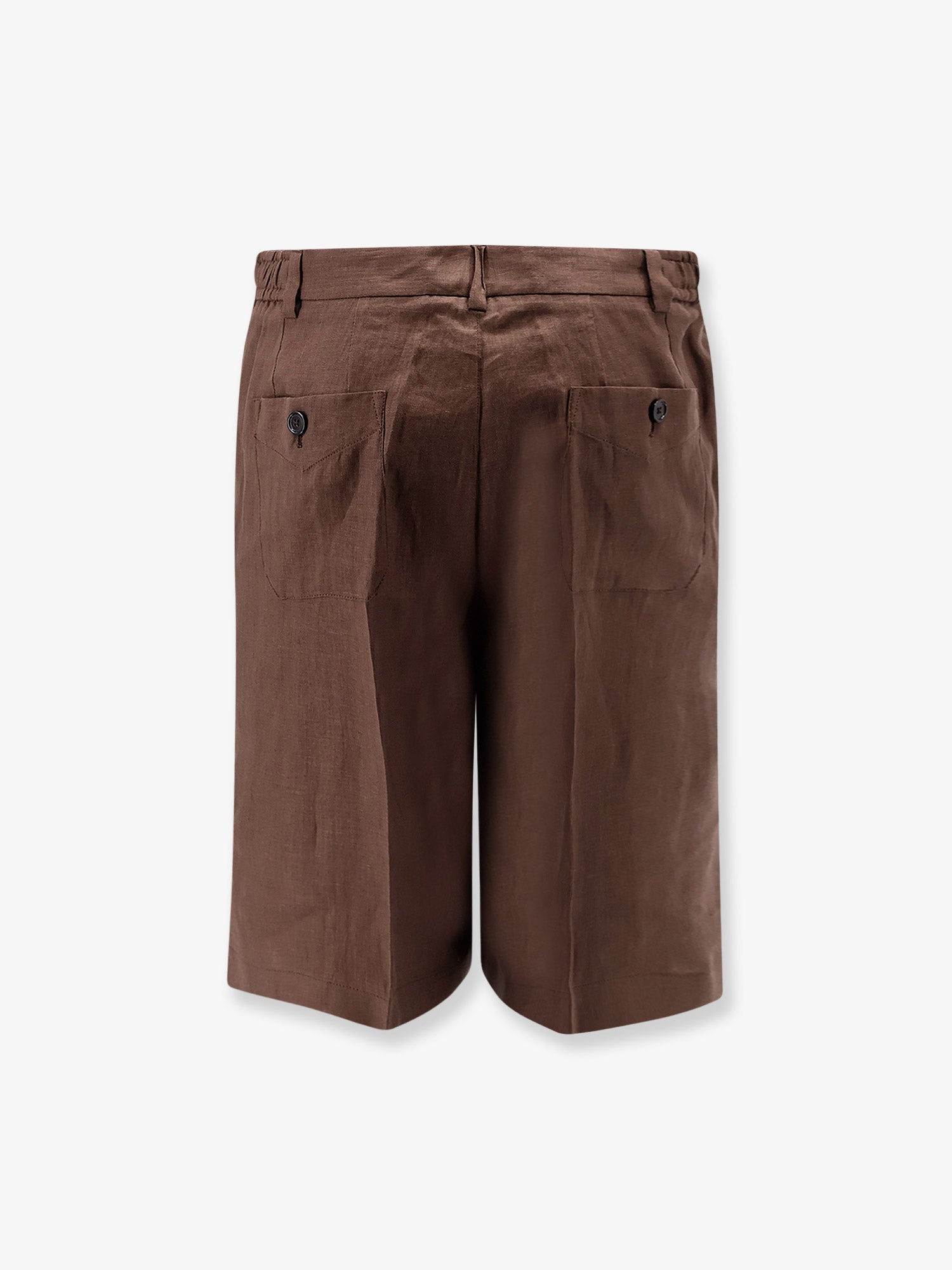 Dolce & Gabbana Linen And Cotton Blend Bermuda Shorts