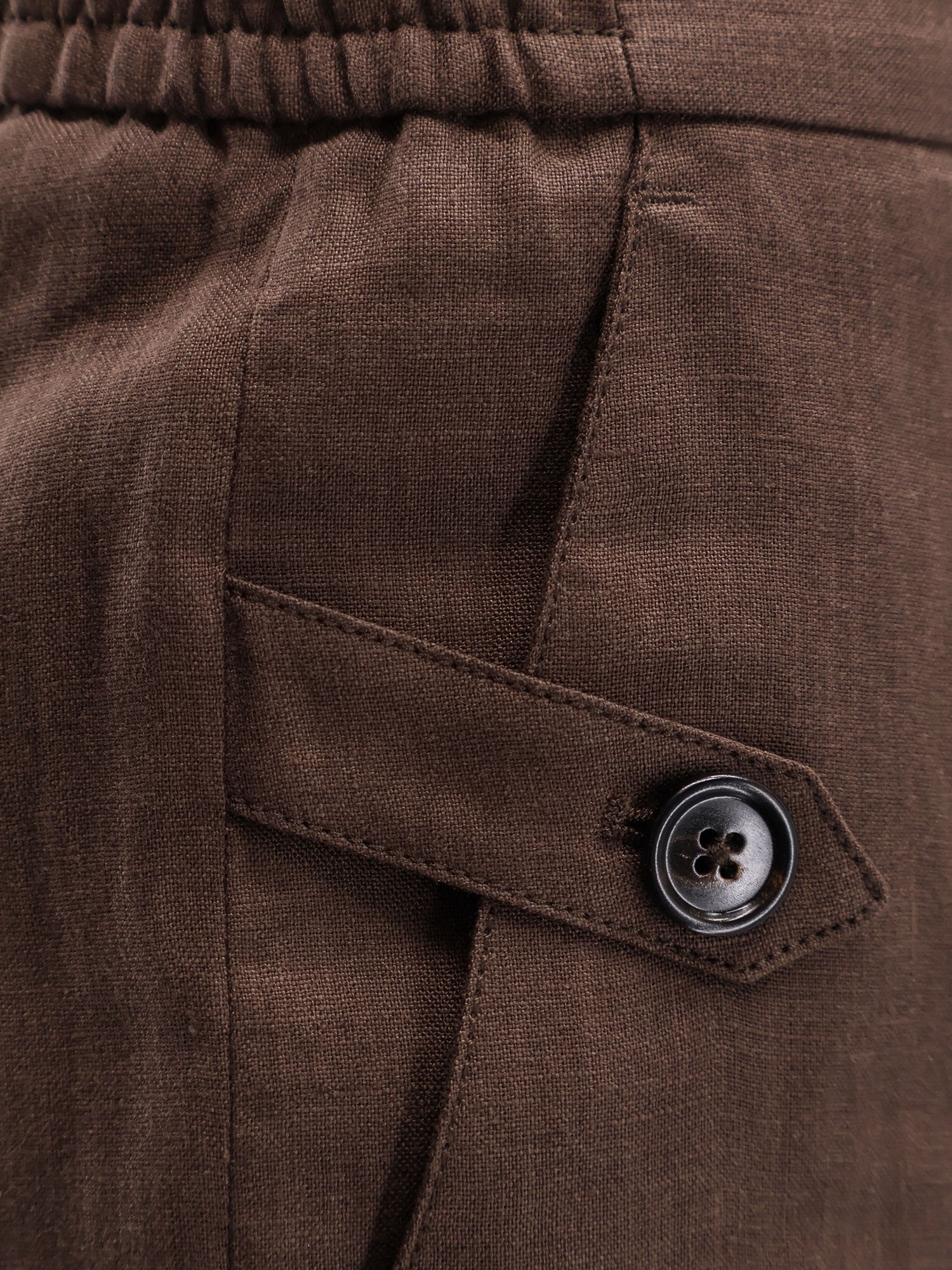 Dolce & Gabbana Linen And Cotton Blend Bermuda Shorts