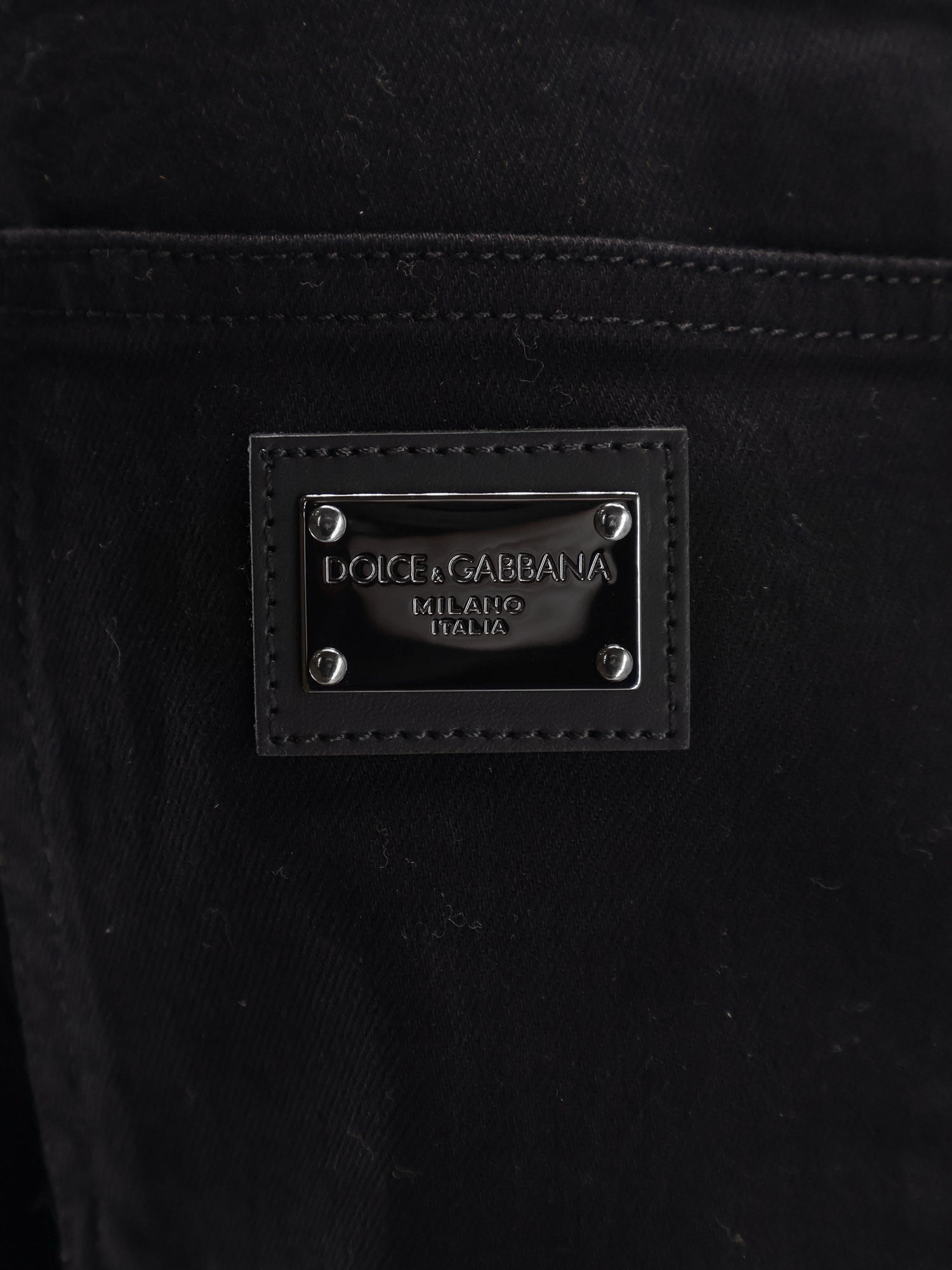 Dolce & Gabbana Black Denim Trousers