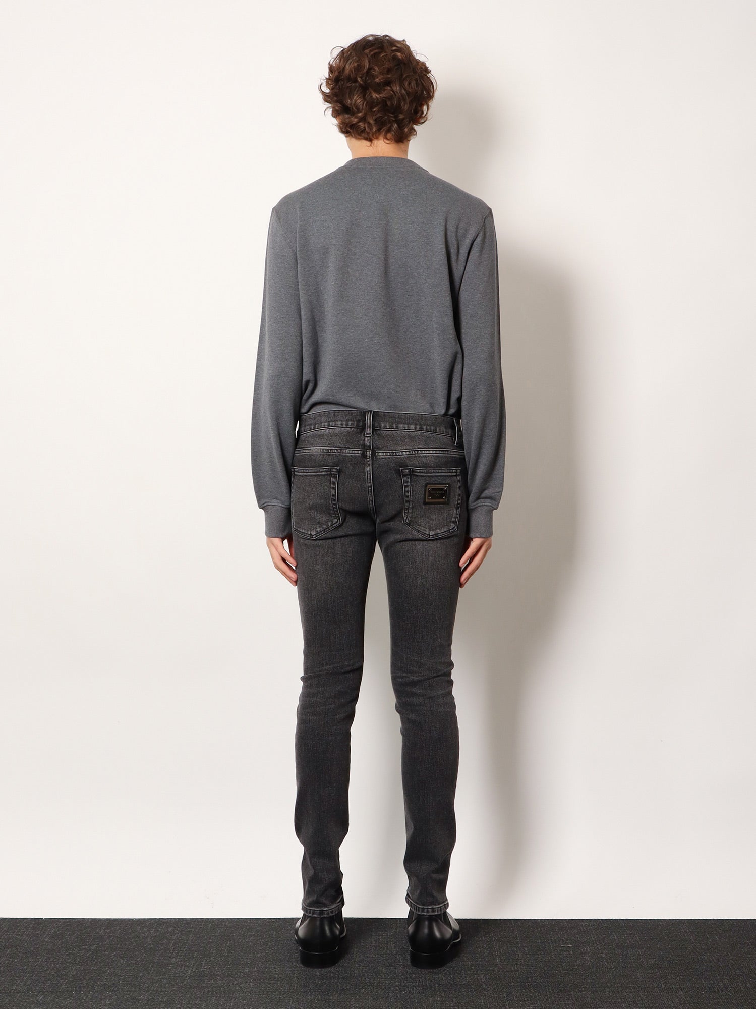 Dolce & Gabbana Skinny Grey Denim Jeans