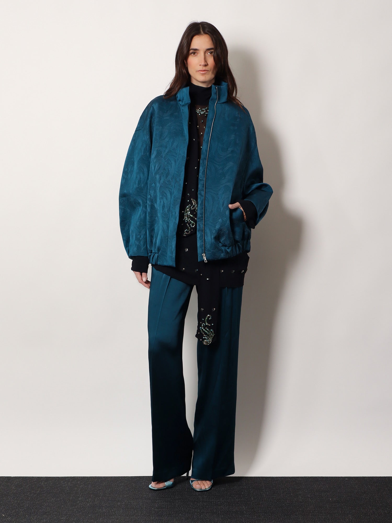 Dries Van Noten Voles Neoprene Jacket