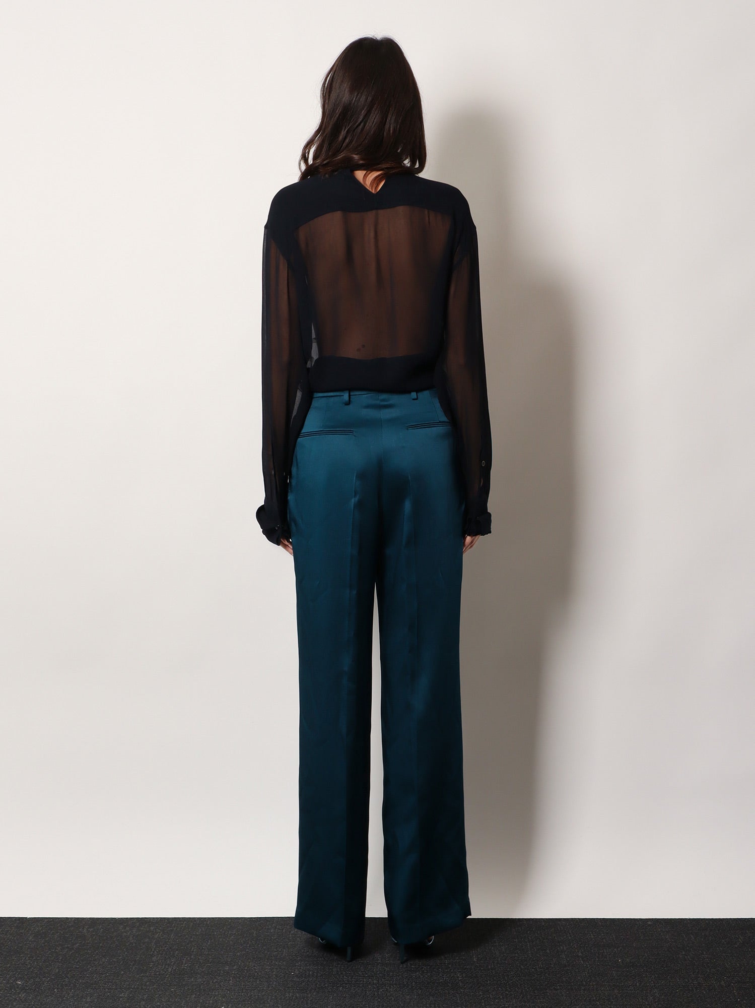 Dries Van Noten Portias Satin Trousers