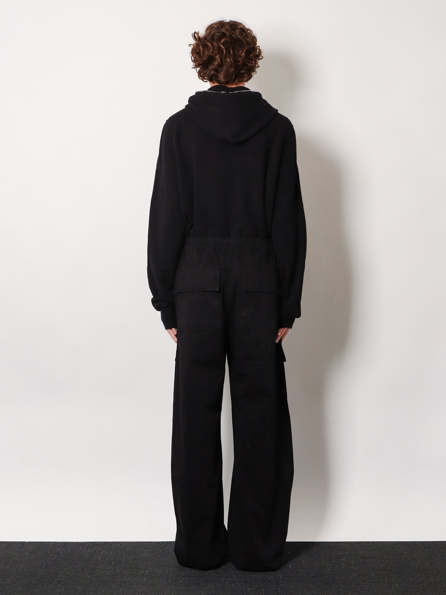 DRKSHDW Creatch Wide Cargo Drawstring Cotton Trousers