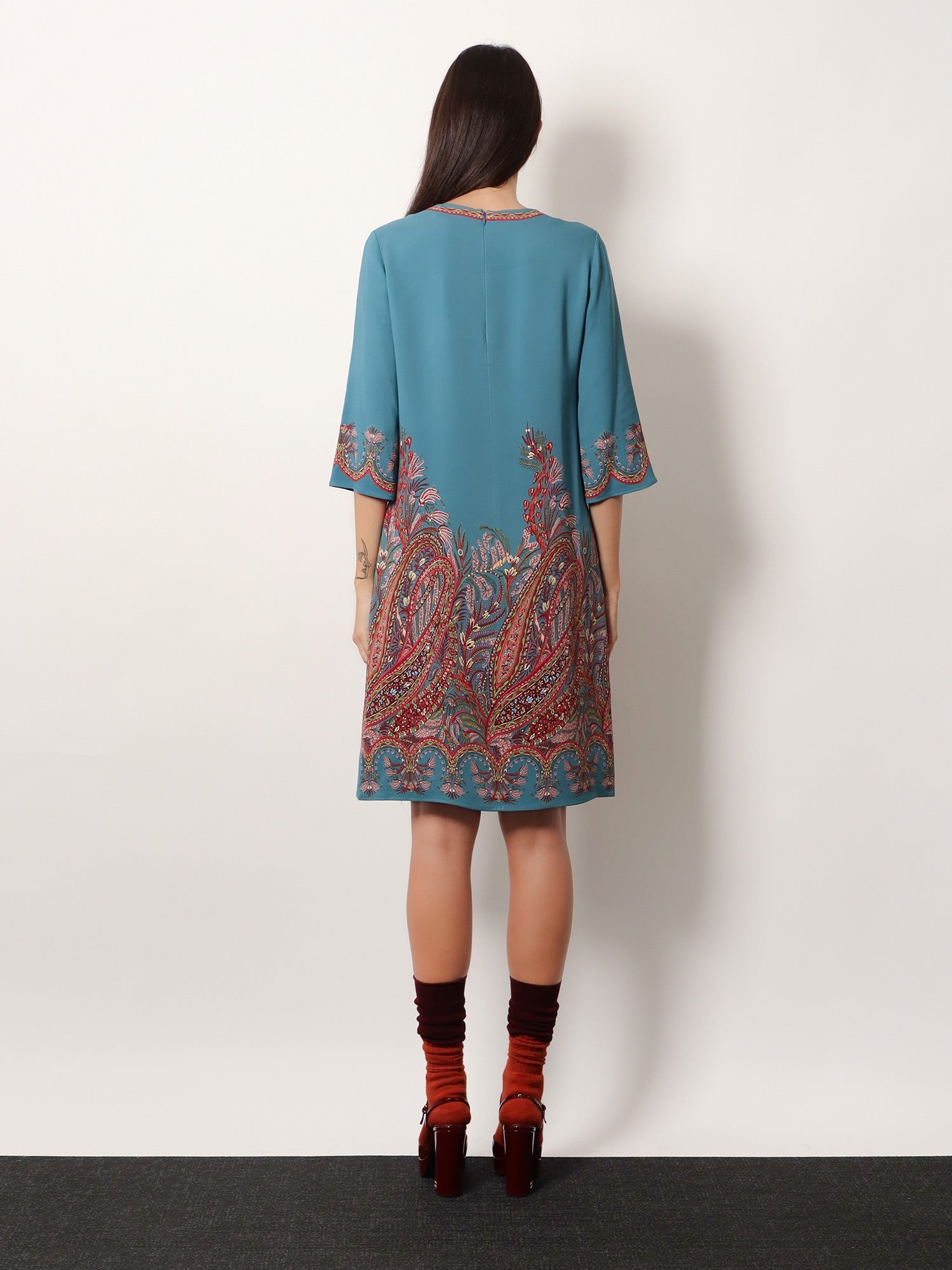 Etro Viscose Blend Dress With Iconic Print