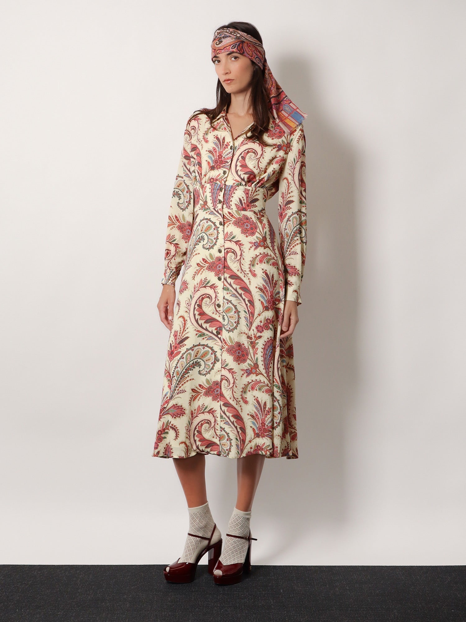 Etro Multicolor Viscose Chemisier/dress