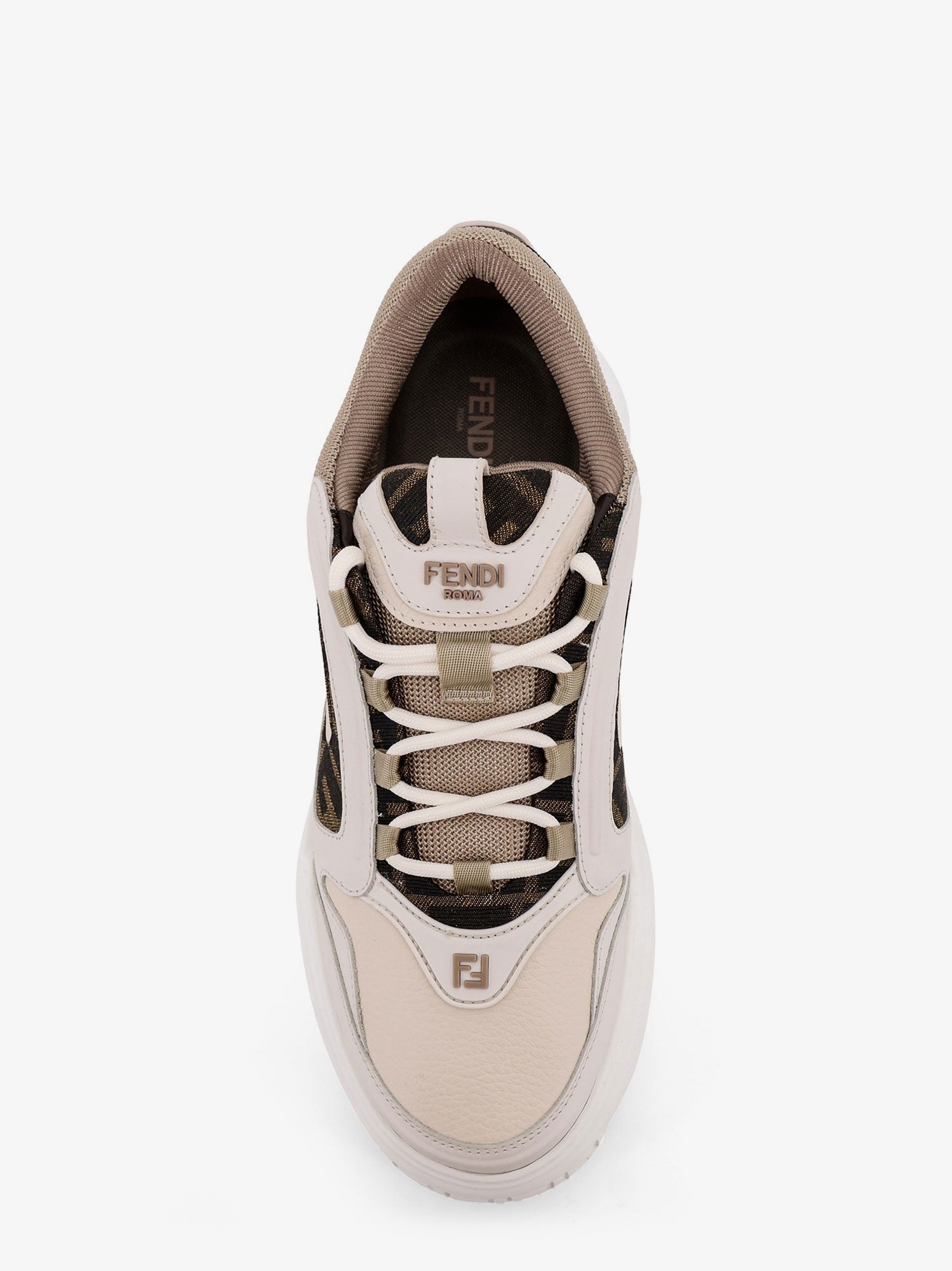 Fendi Fendi Force Low-top Leather Sneakers