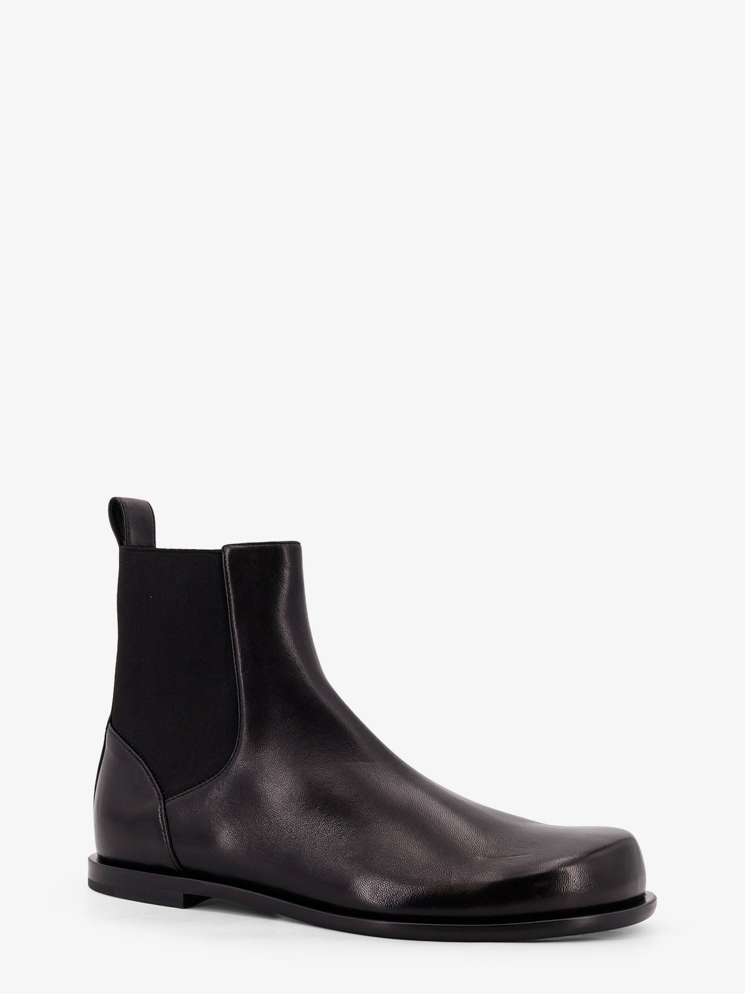 Fendi Chelsea Squared Ff Leather Boots