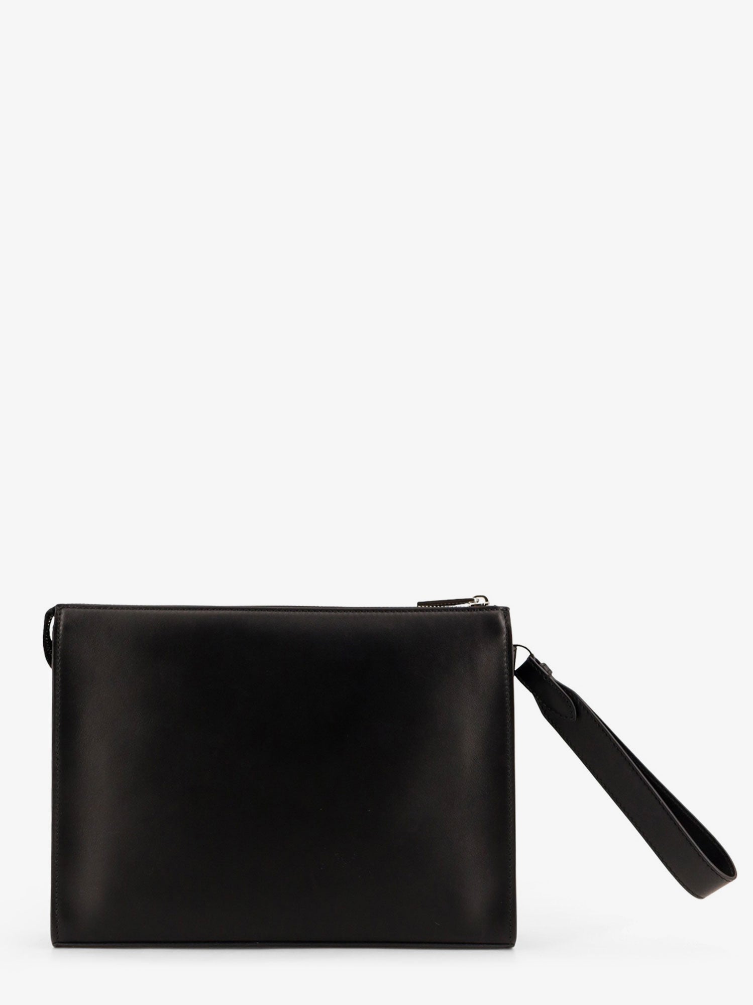 Fendi Squared Ff Leather Clutch