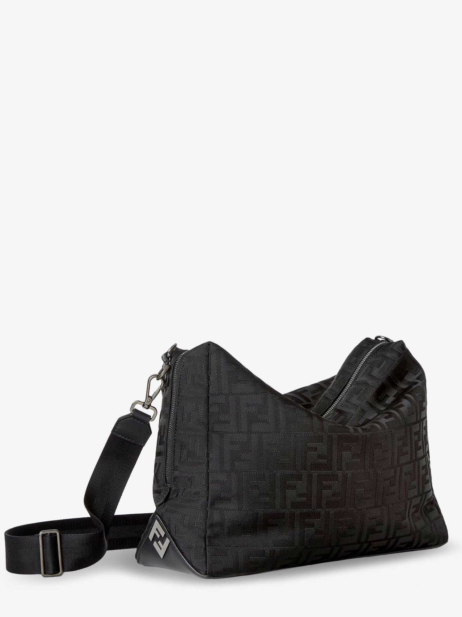 Fendi Fendi Lui Large Ff Nylon Crossbody Bag
