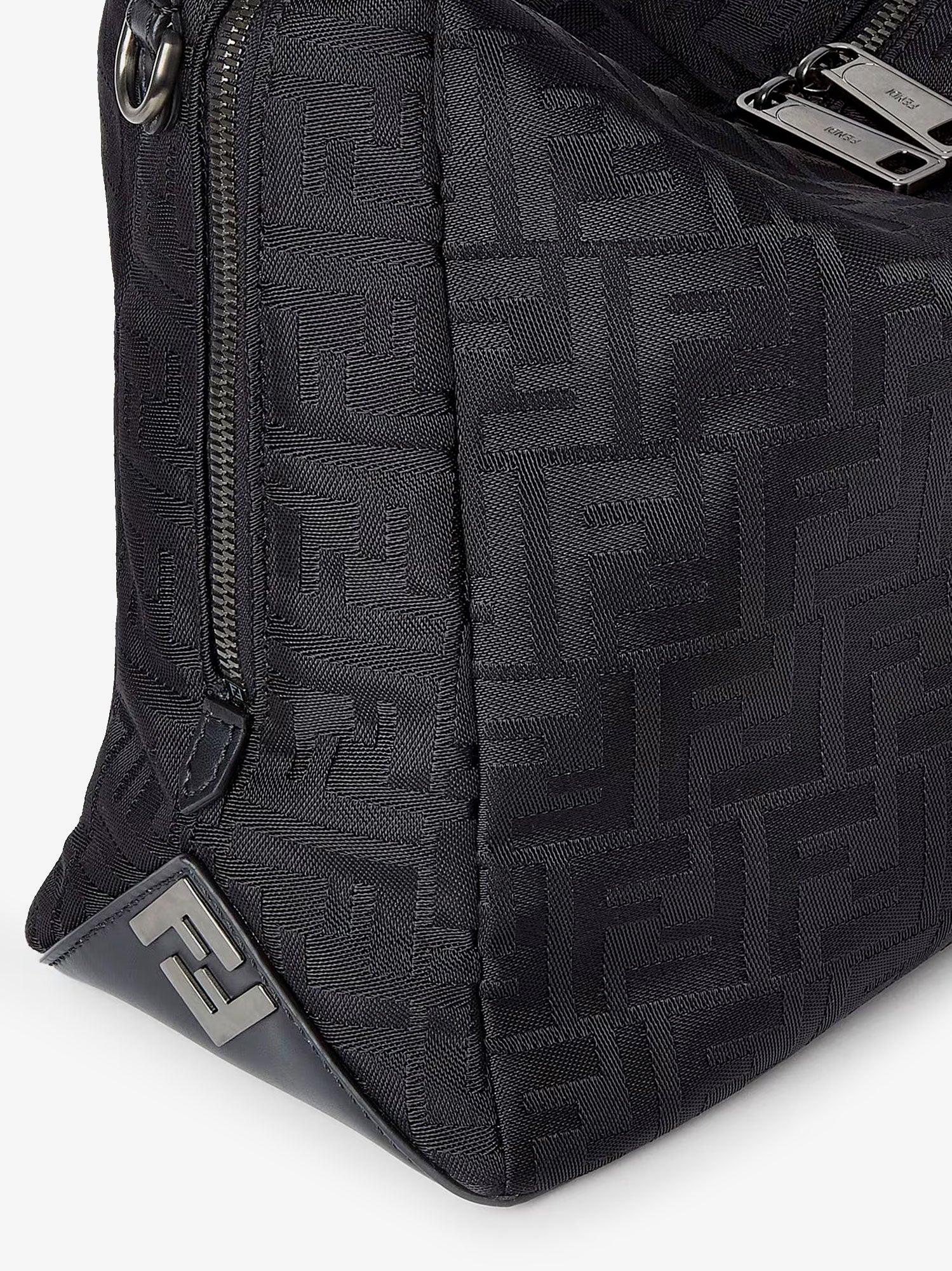 Fendi Fendi Lui Large Ff Nylon Crossbody Bag