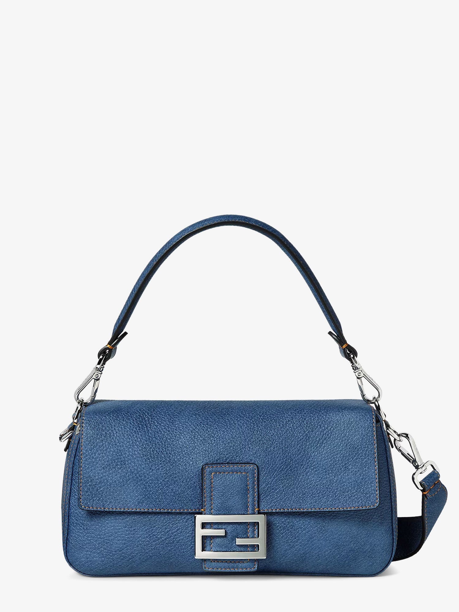 Fendi Baguette Leather Shoulder Bag