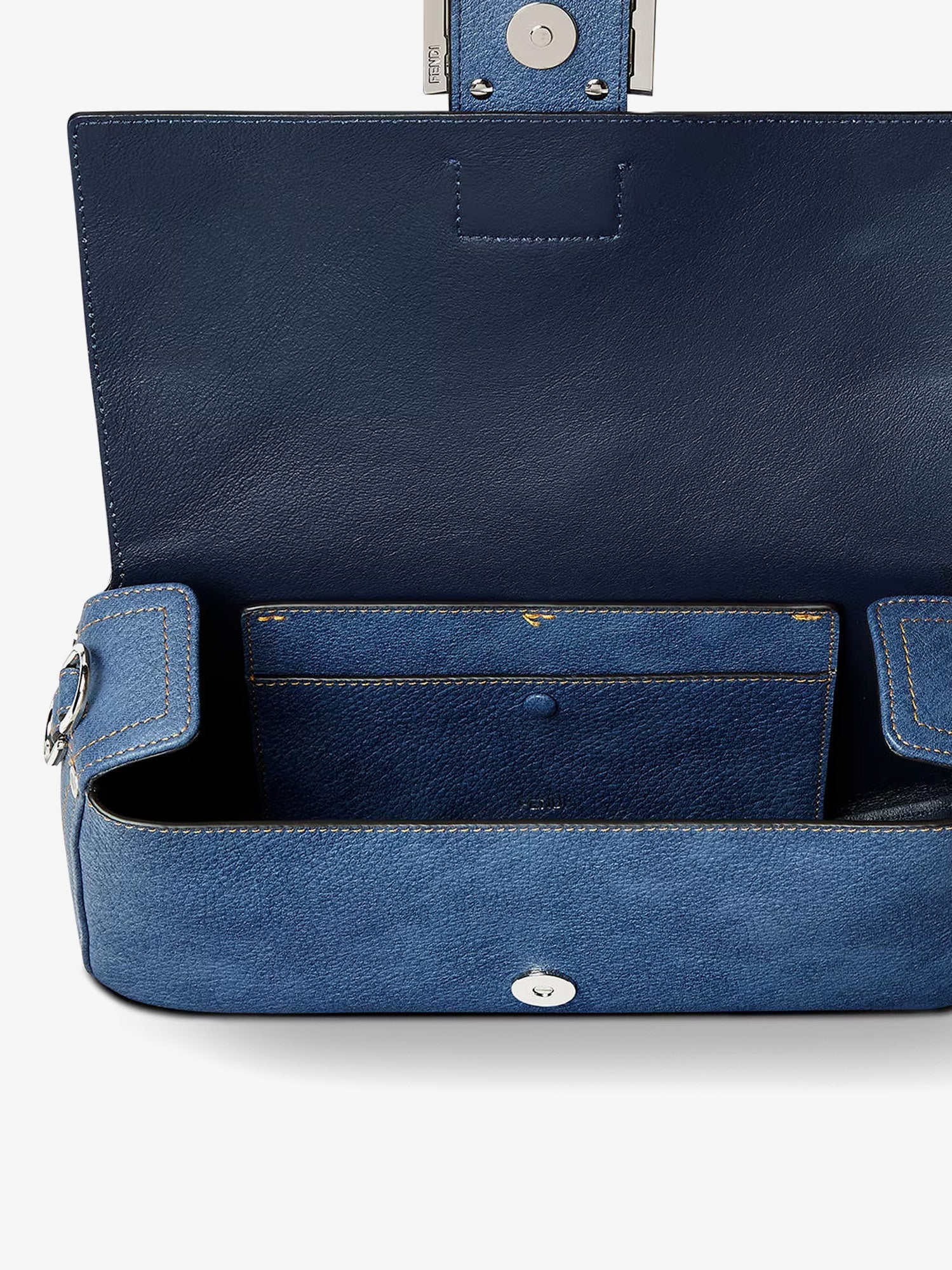 Fendi Baguette Leather Shoulder Bag