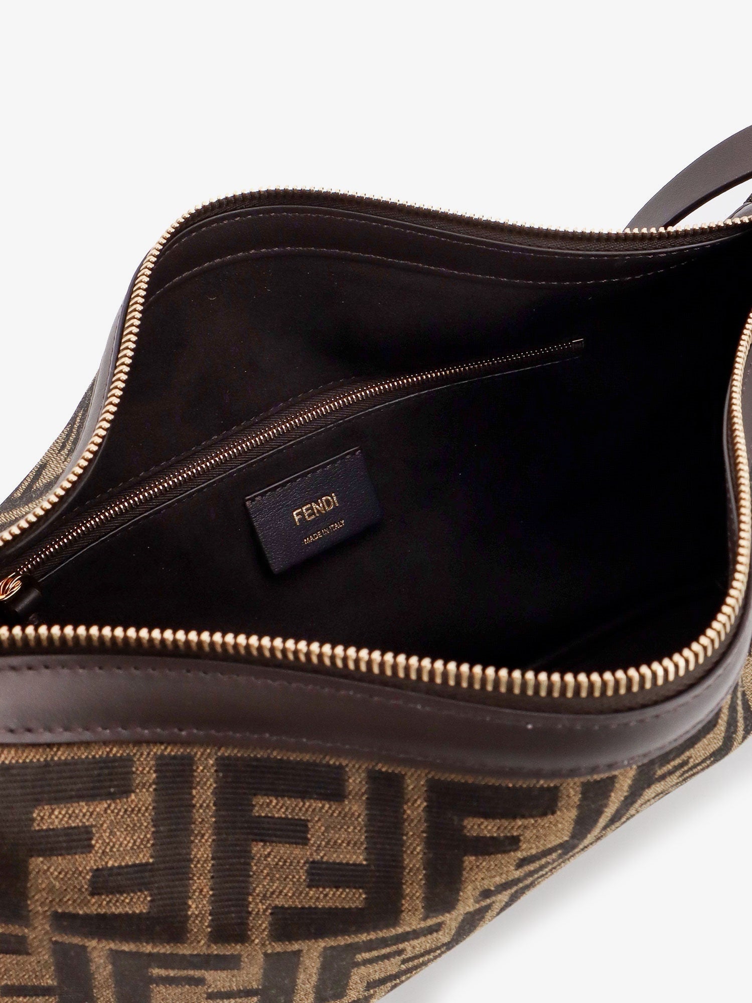 Fendi Simply Medium Ff Jacquard Fabric Crossbody Bag