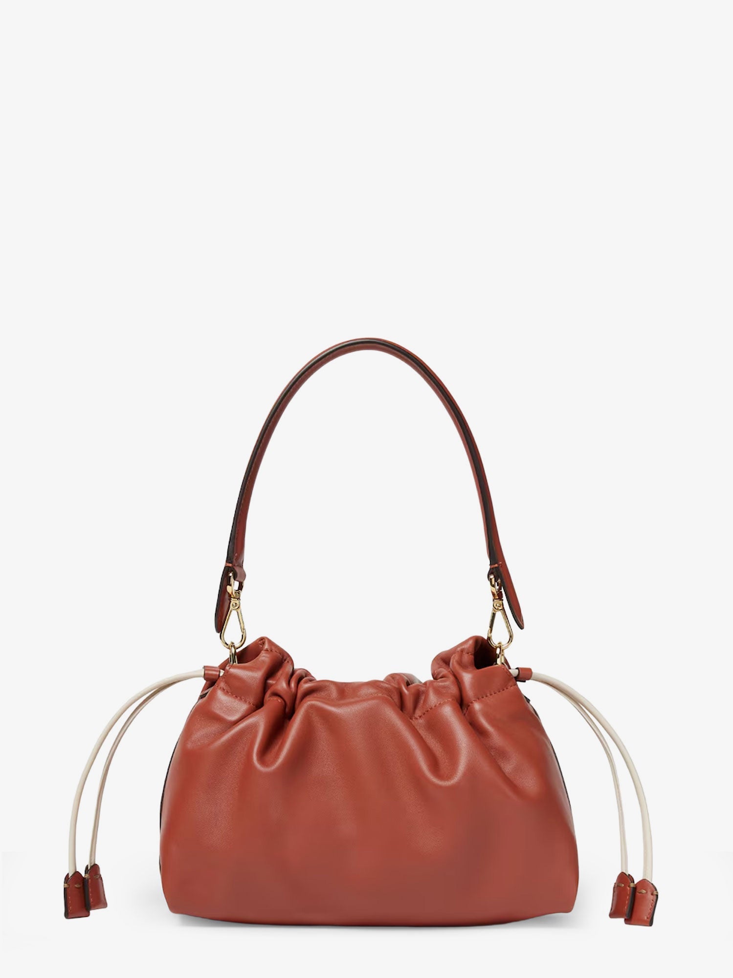 Fendi Mamma Baguette Leather Shoulder Bag