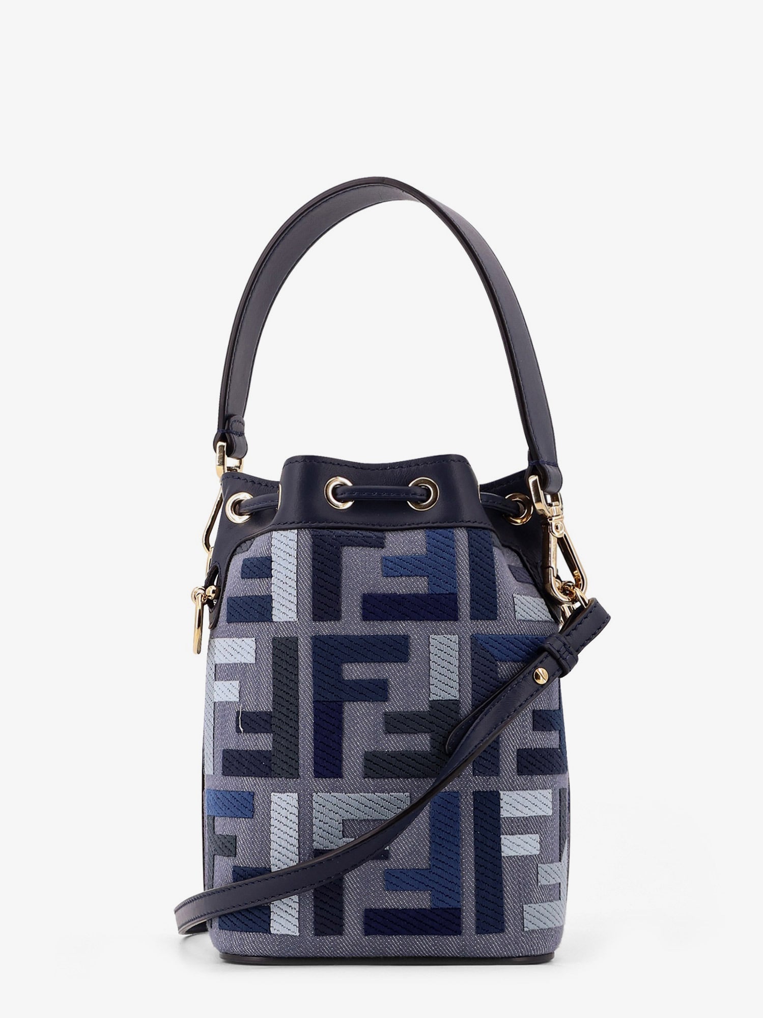 Fendi Mon Tresor Jacquard Ff Fabric Crossbody Bag