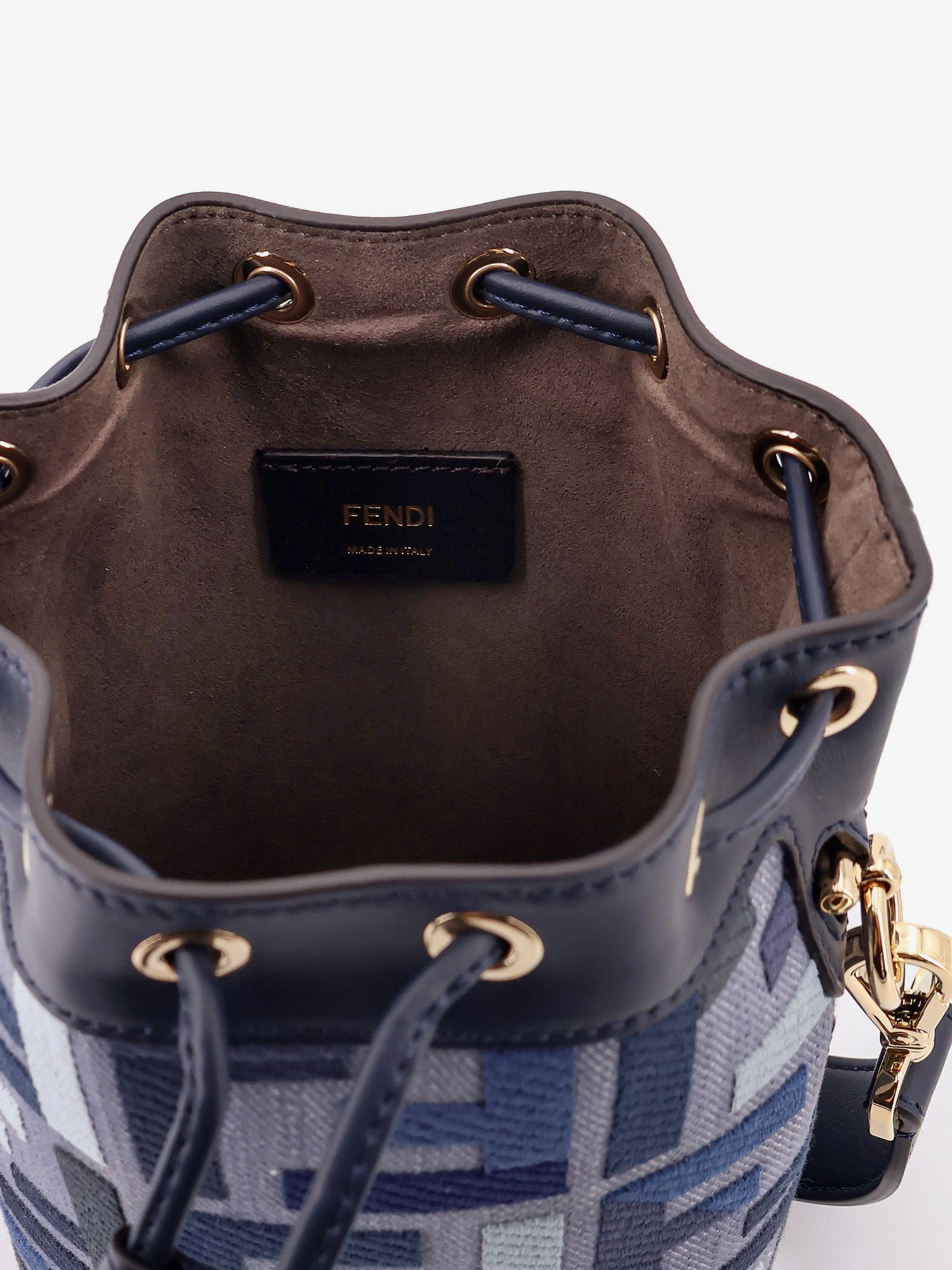Fendi Mon Tresor Jacquard Ff Fabric Crossbody Bag