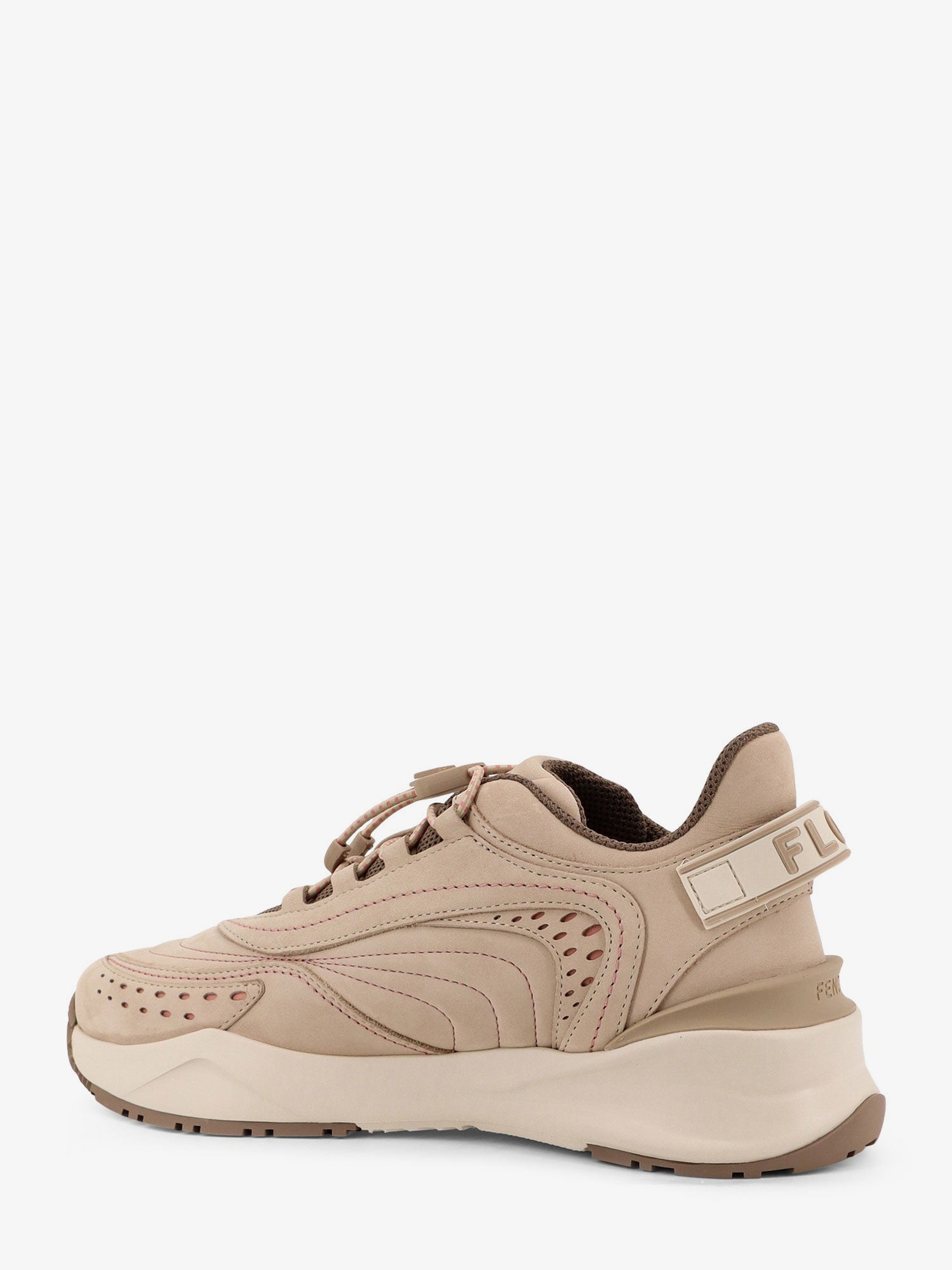 Fendi Flow Sneakers With Embossed Logo On The Side