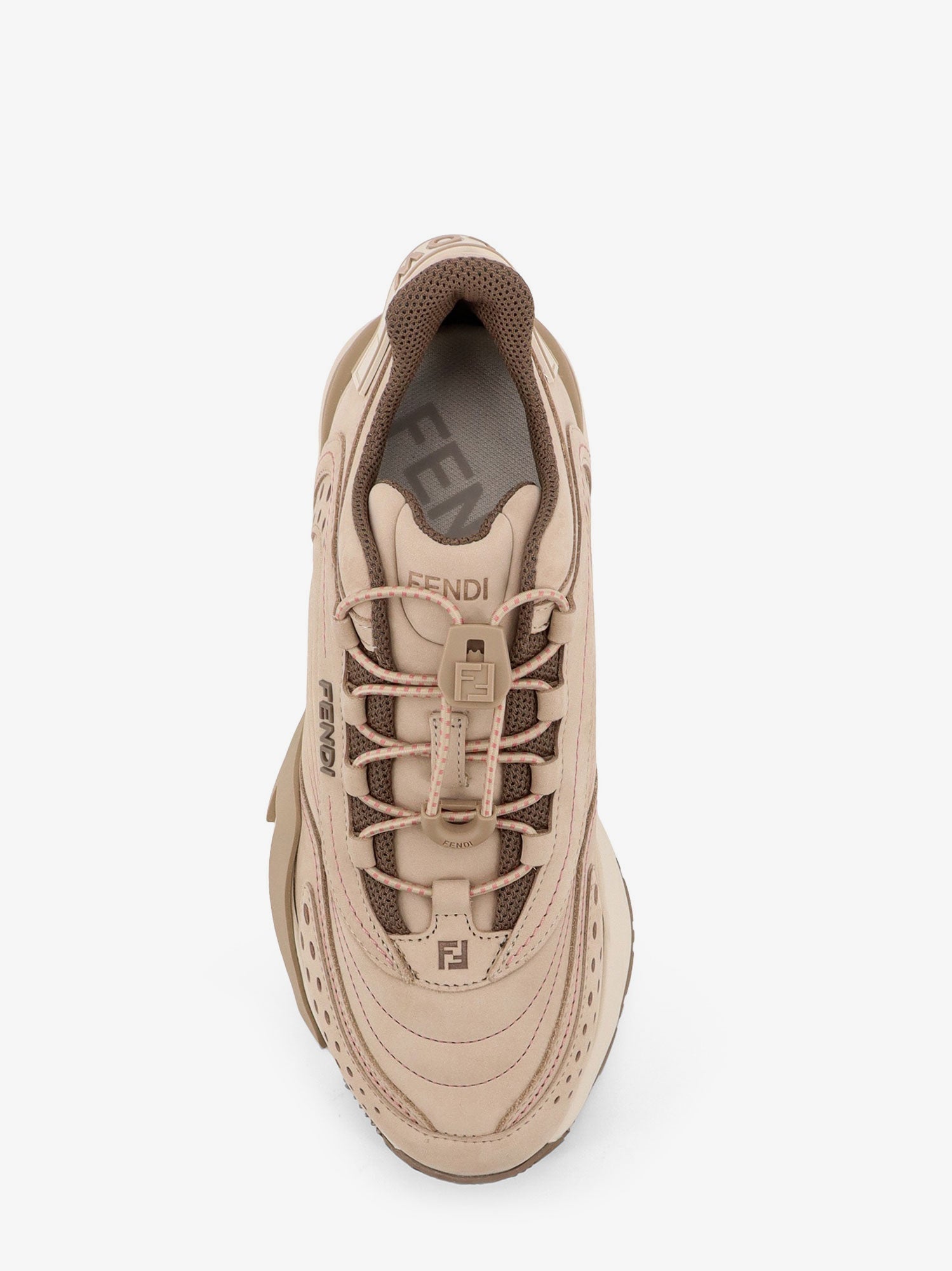 Fendi Flow Sneakers With Embossed Logo On The Side