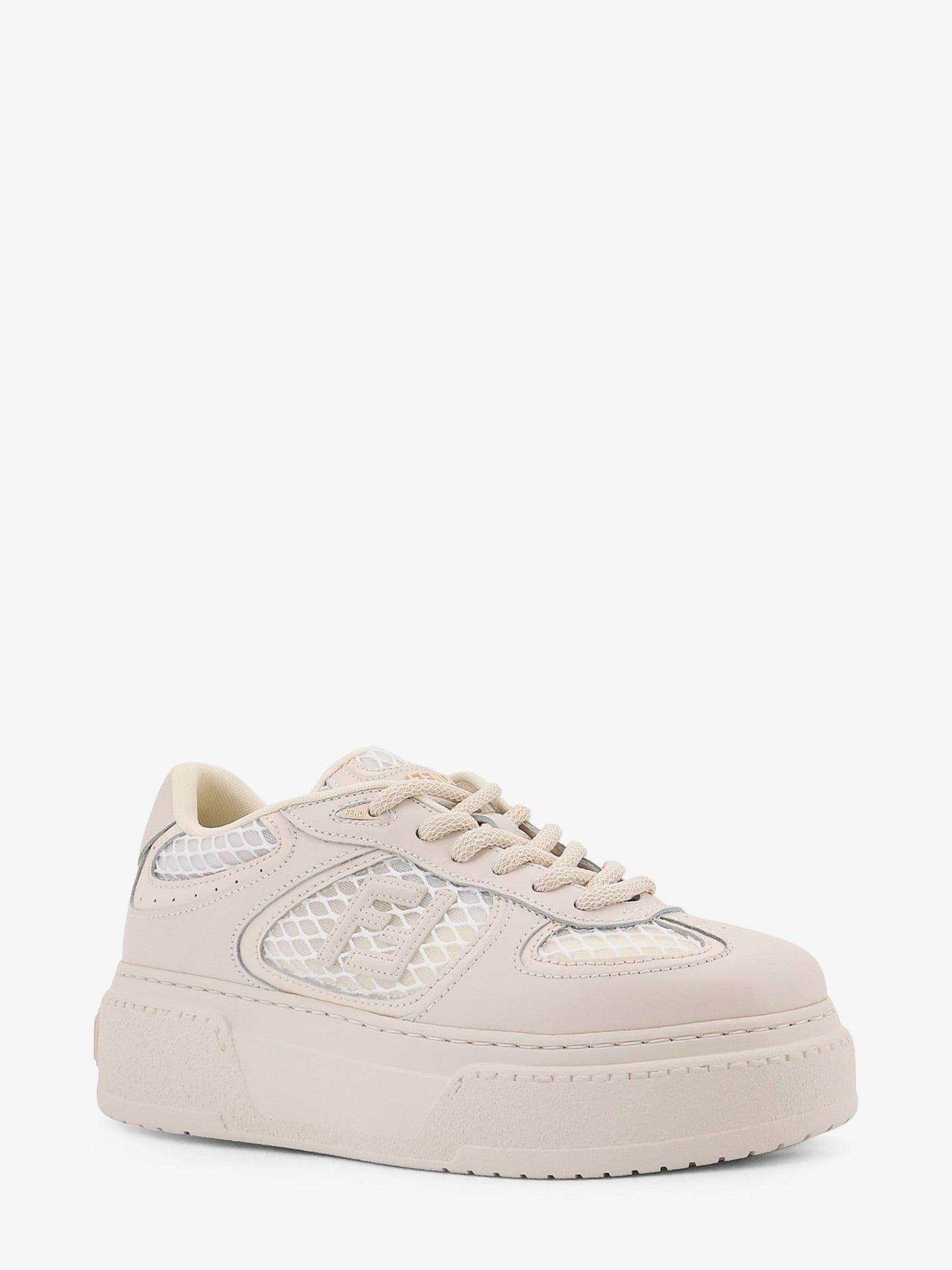 Fendi Fendi Match Leather Sneakers
