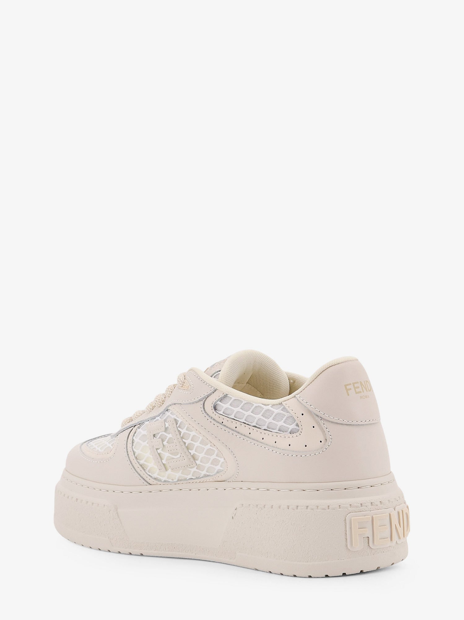 Fendi Fendi Match Leather Sneakers