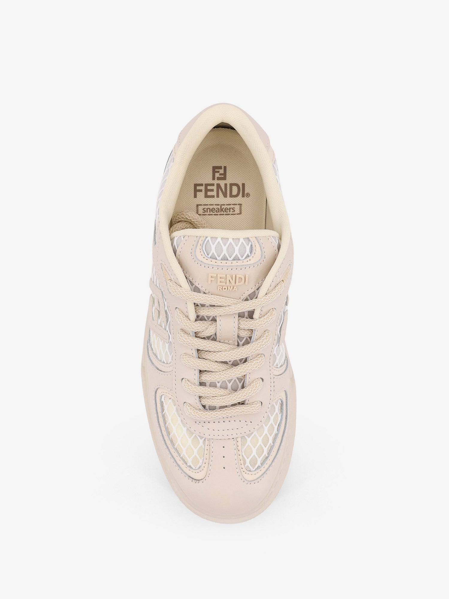 Fendi Fendi Match Leather Sneakers