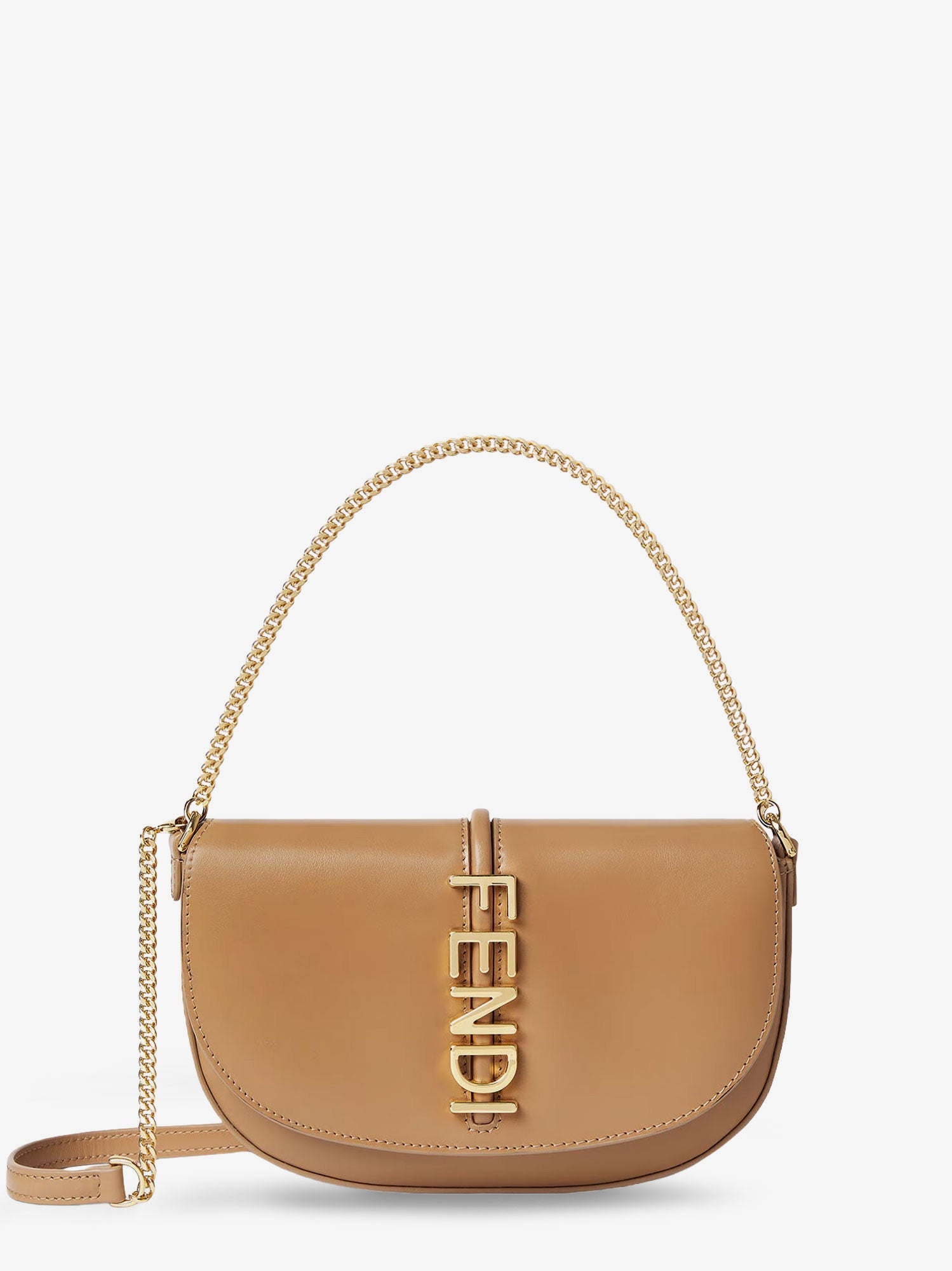 Fendi Wallet On Chain Fendigraphy Leather Shoulder Bag