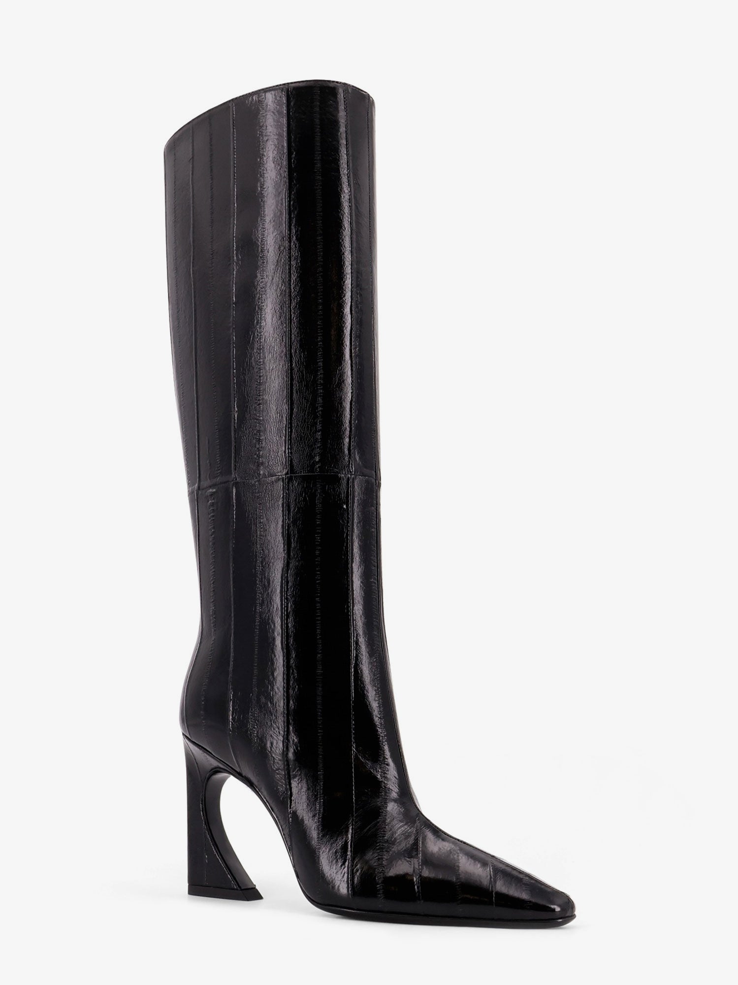 Fendi Fendi Arco Hagfish Leather Boots