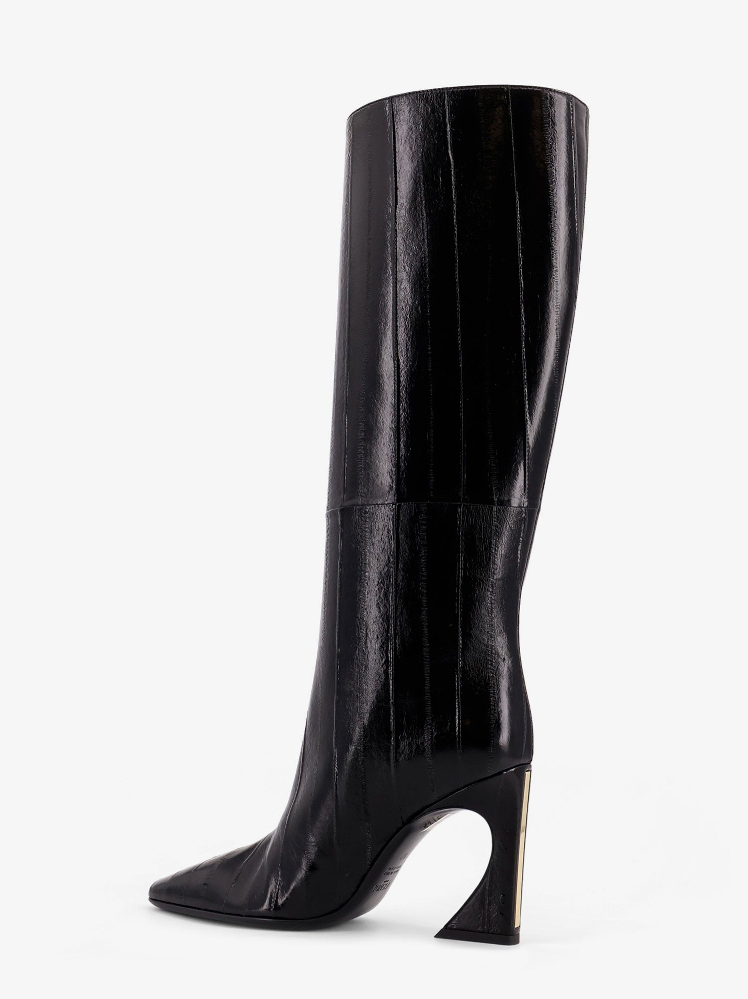 Fendi Fendi Arco Hagfish Leather Boots