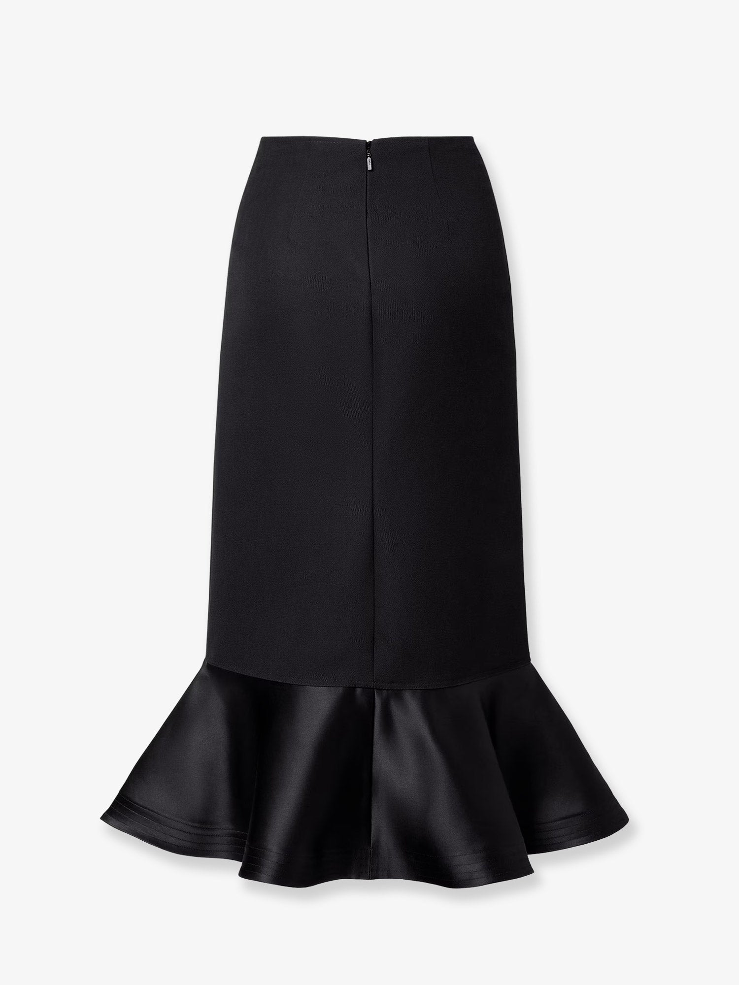Fendi Grain De Pouder Wool Skirt
