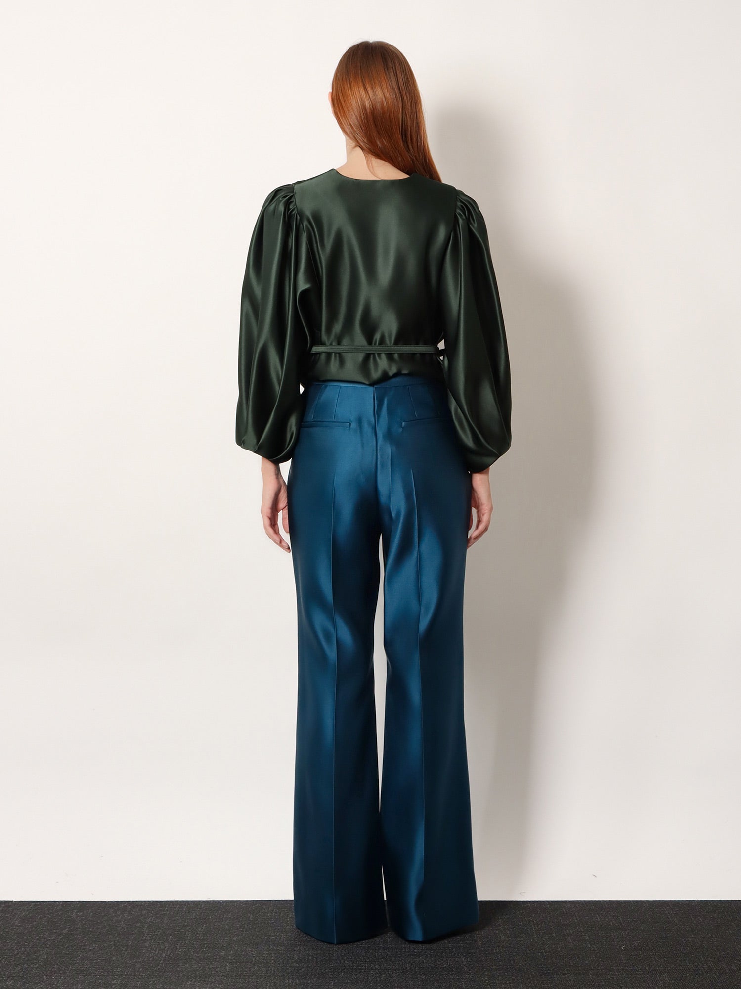 Fendi Duchesse Silk Trousers