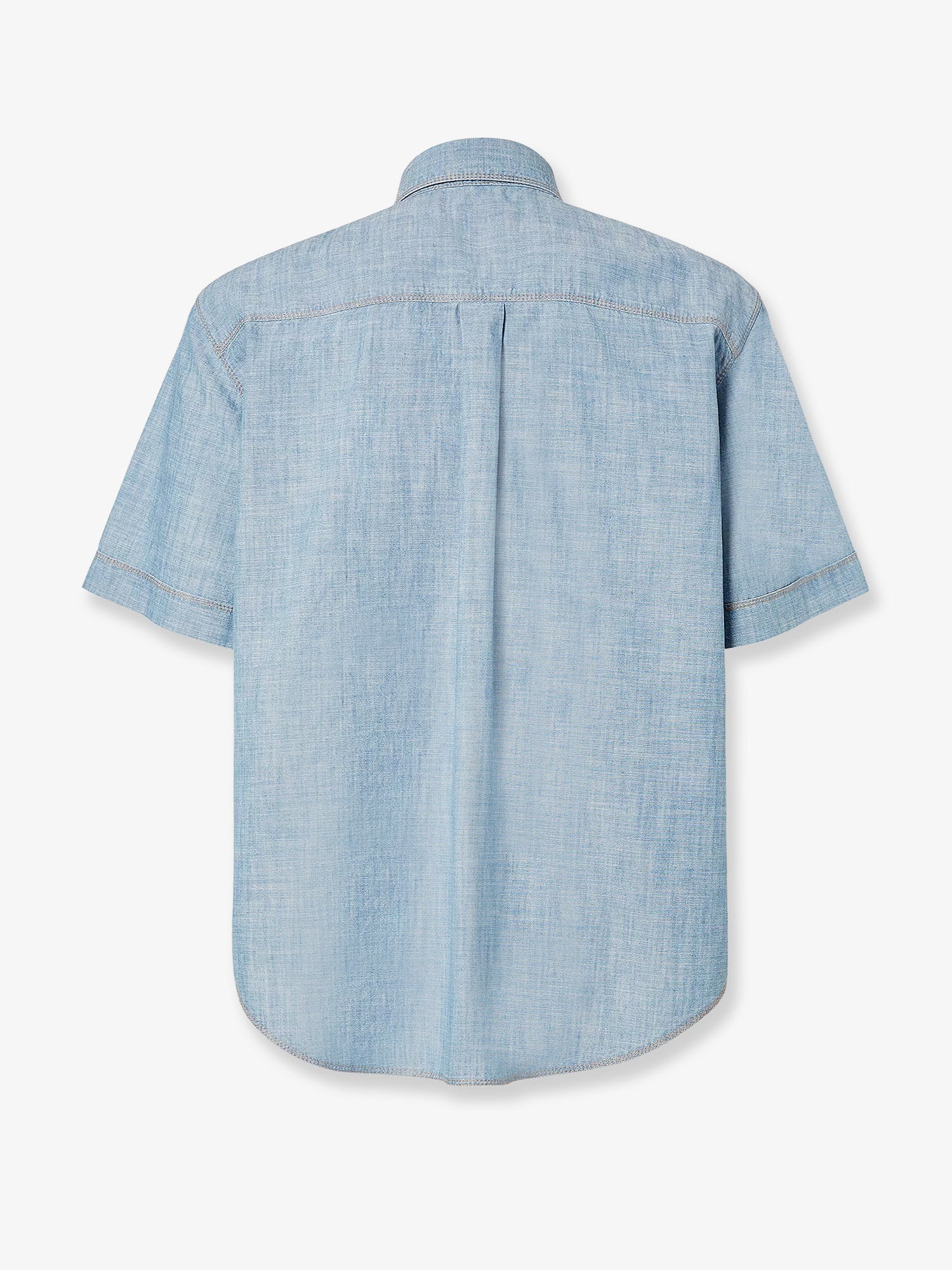 Fendi Cotton Shirt With Denim Effect